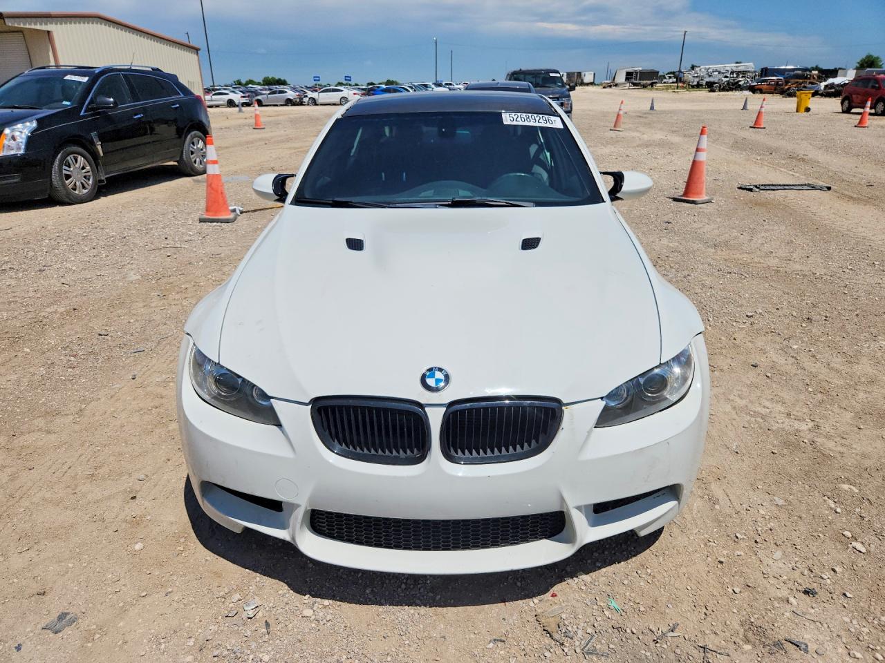 2011 Bmw M3 White vin: WBSPM9C56BE203763