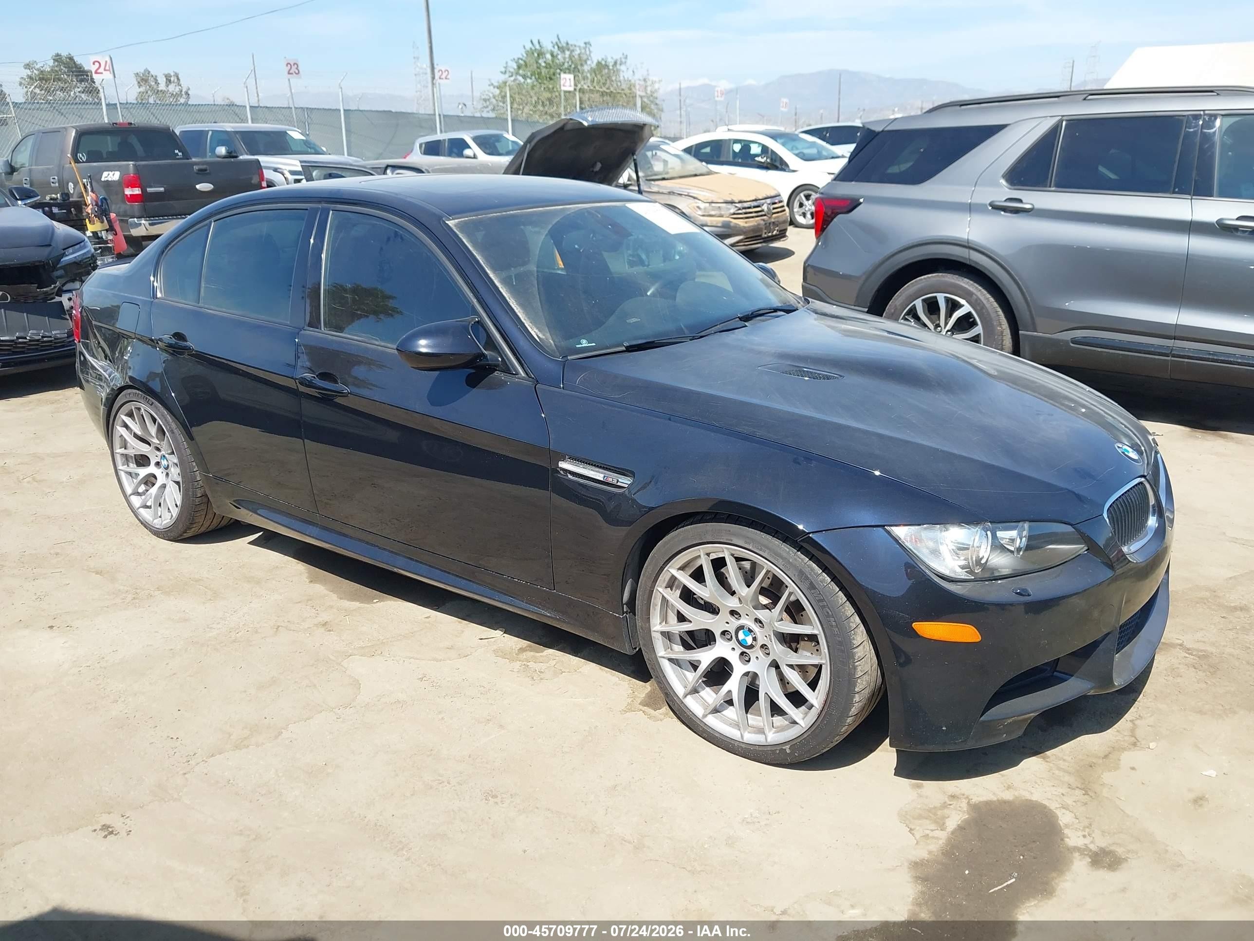 2011 Bmw M3 Black vin: WBSPM9C56BE699051