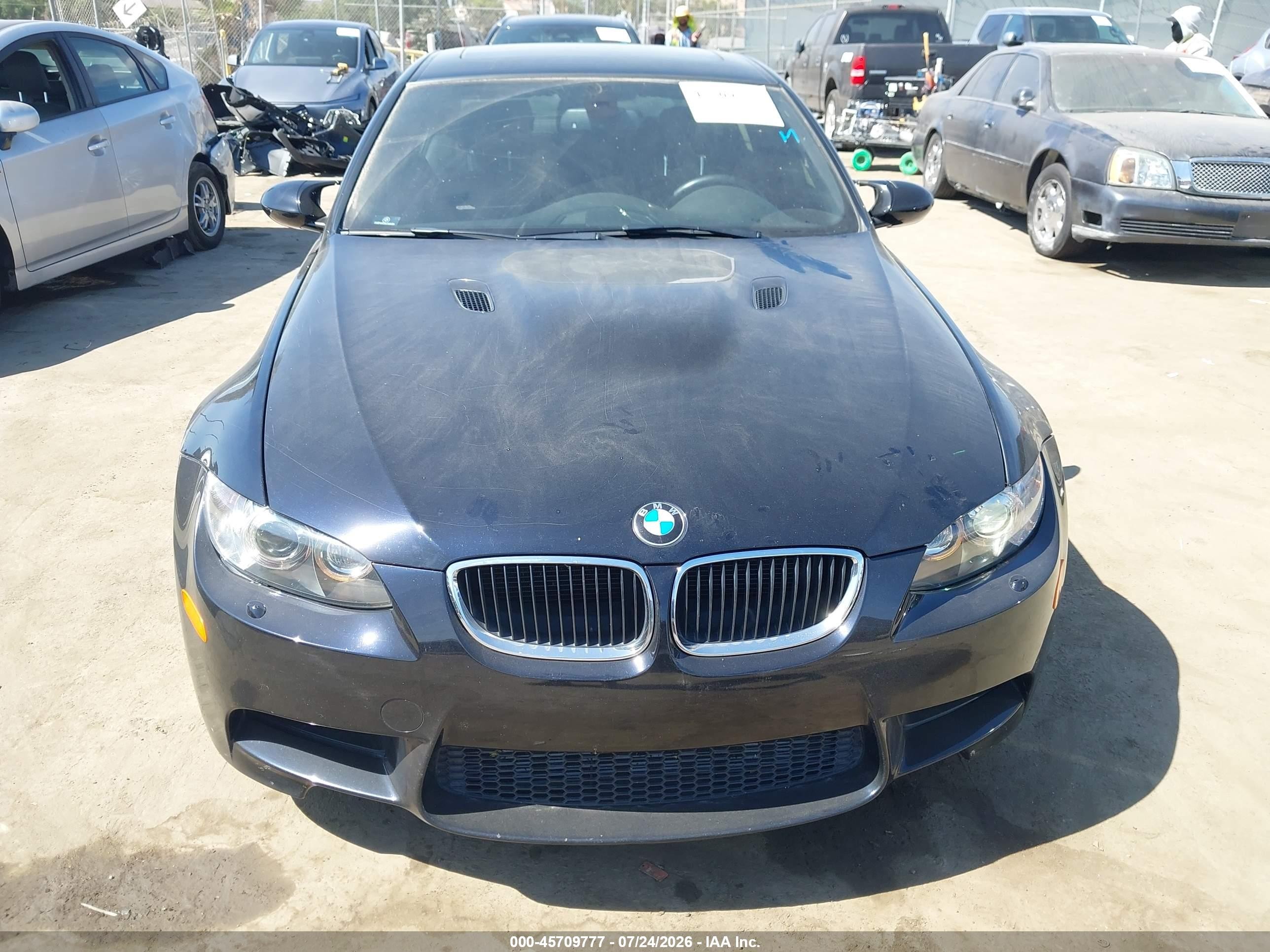 2011 Bmw M3 Black vin: WBSPM9C56BE699051