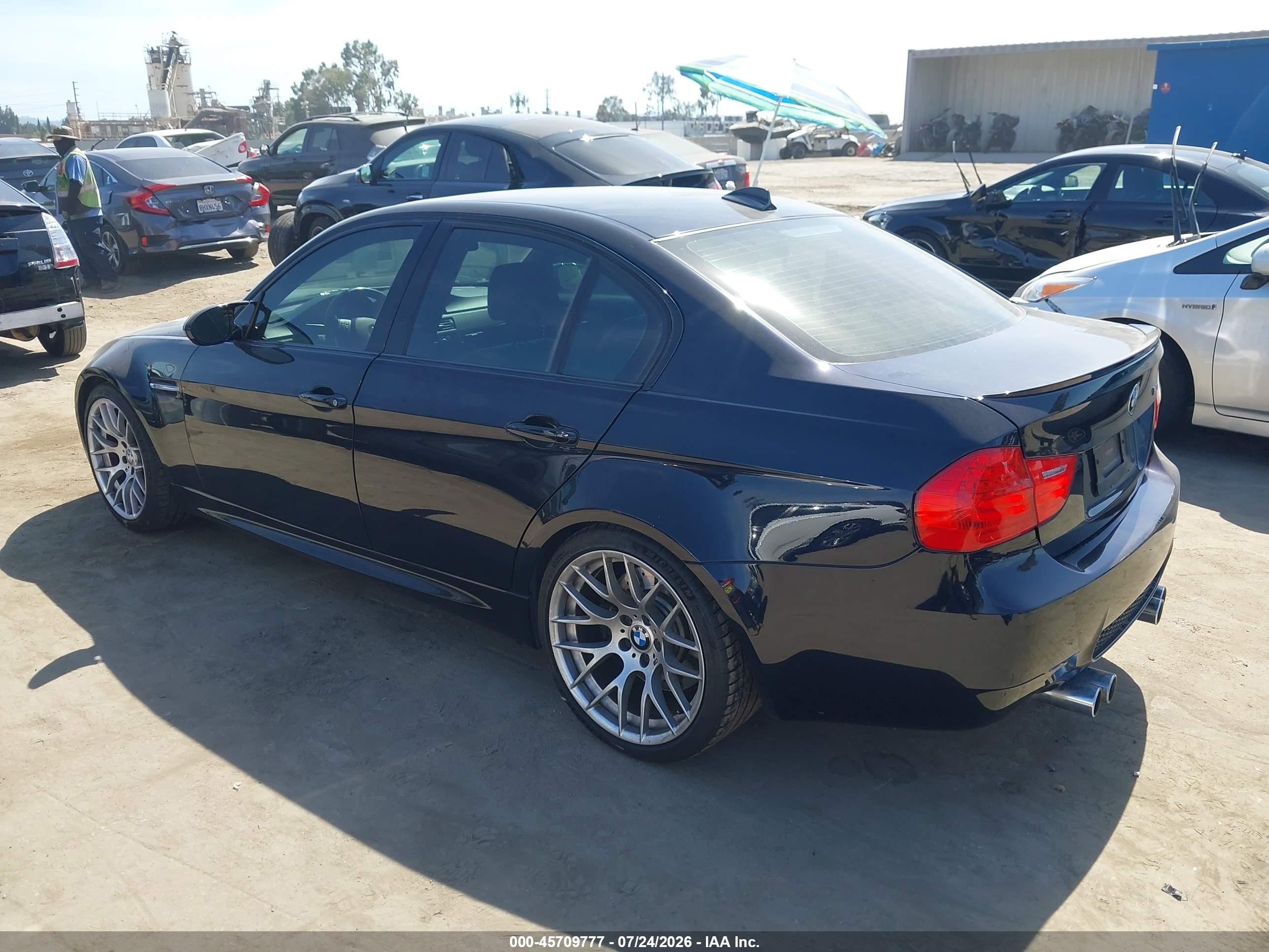 2011 Bmw M3 Black vin: WBSPM9C56BE699051