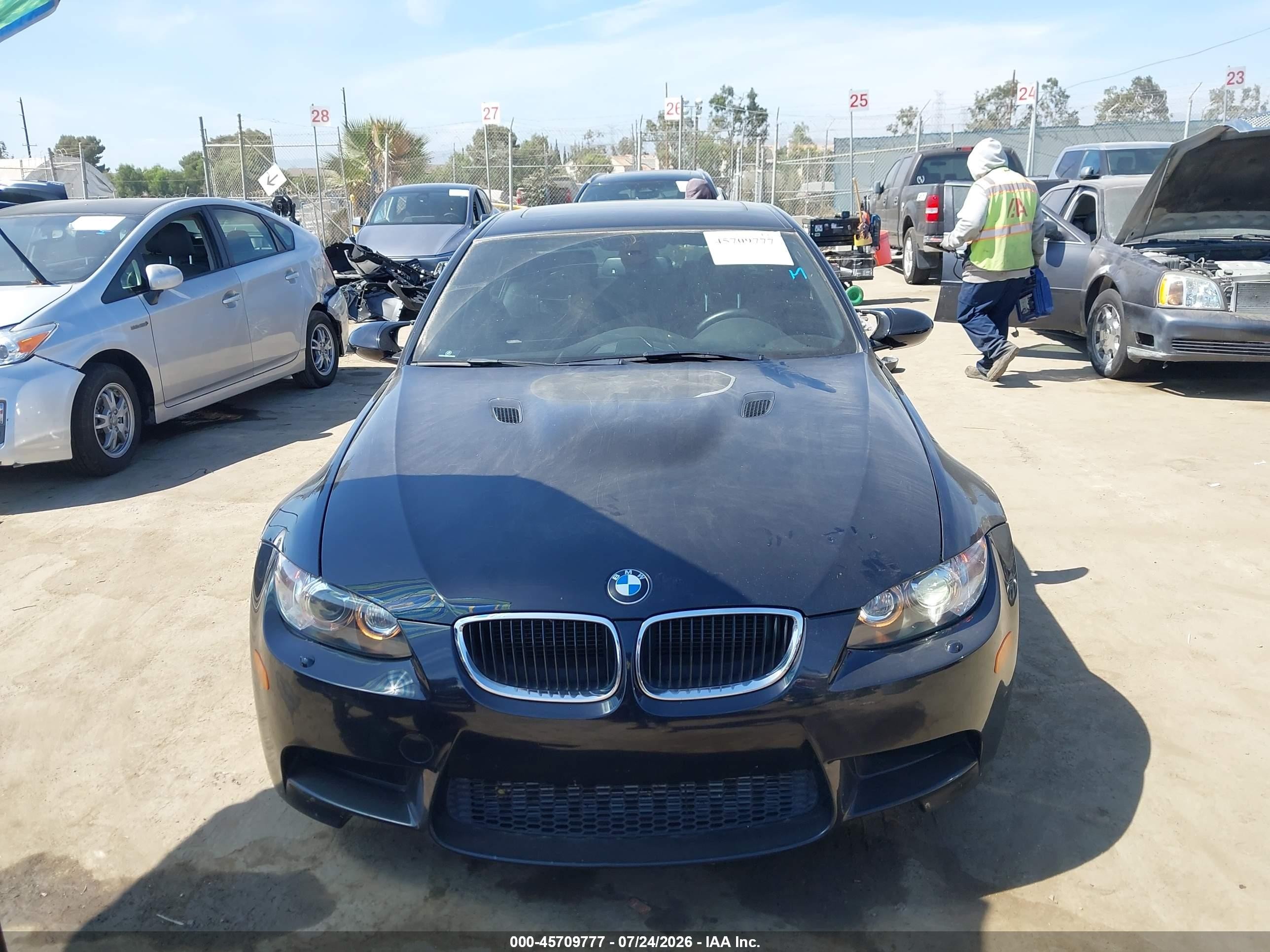 2011 Bmw M3 Black vin: WBSPM9C56BE699051