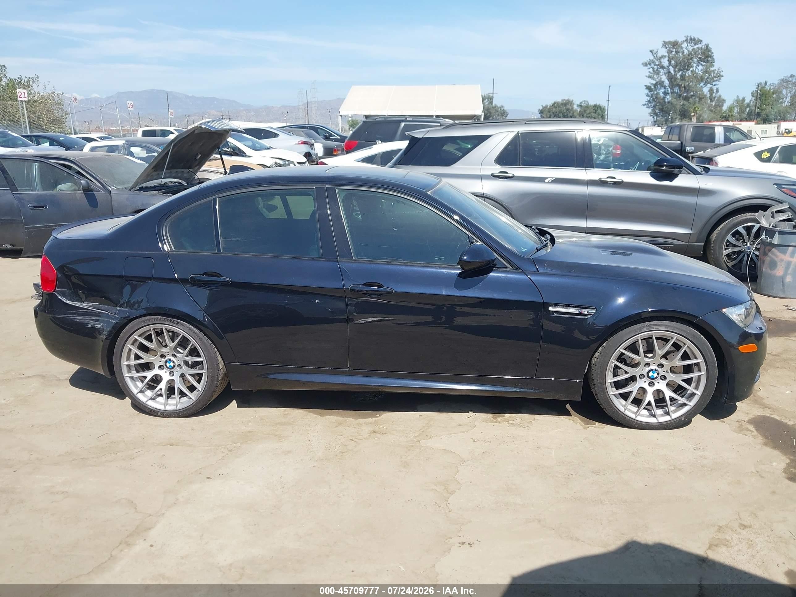 2011 Bmw M3 Black vin: WBSPM9C56BE699051