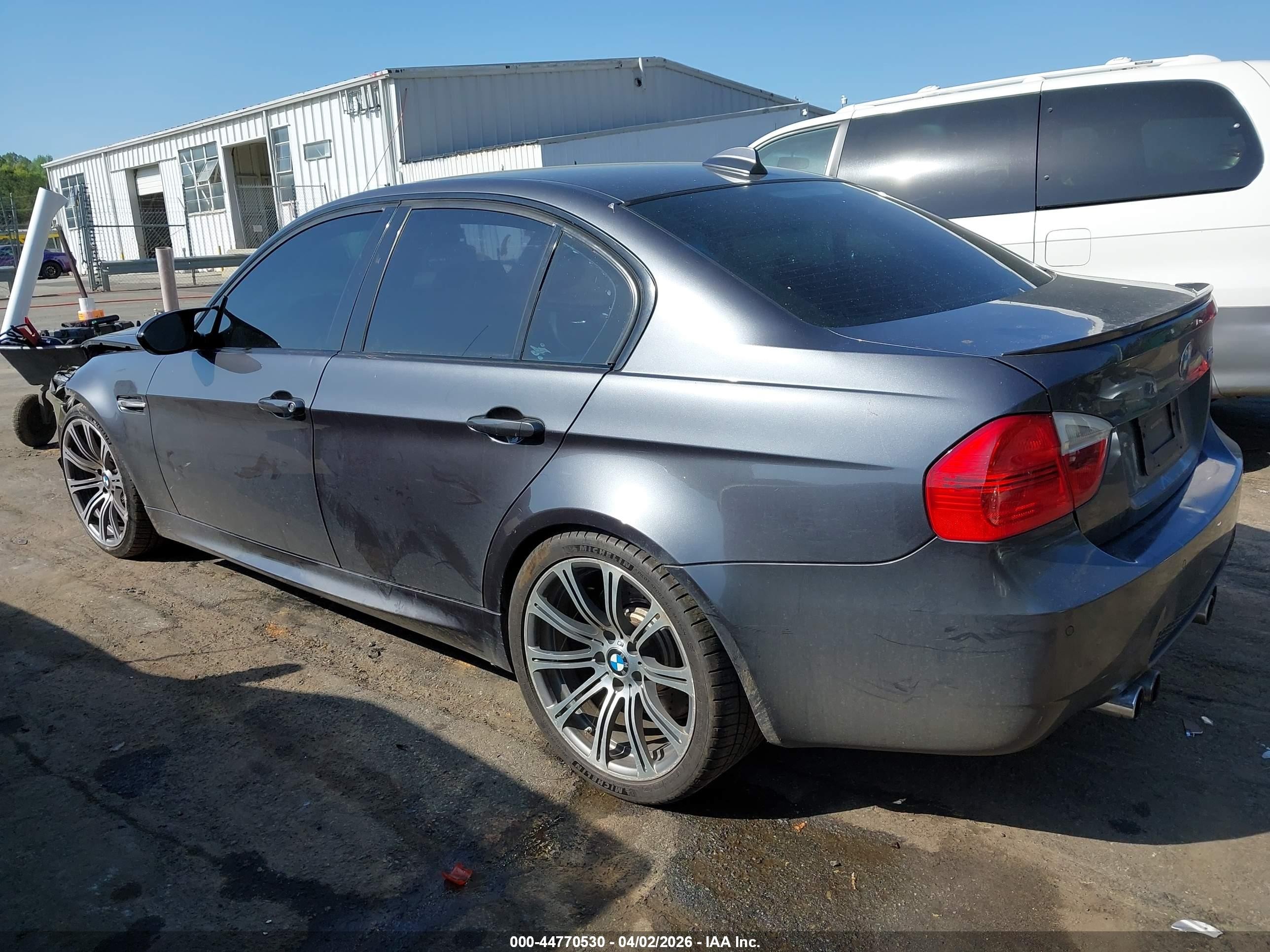2008 Bmw M3   Gray vin: WBSVA93528E041767