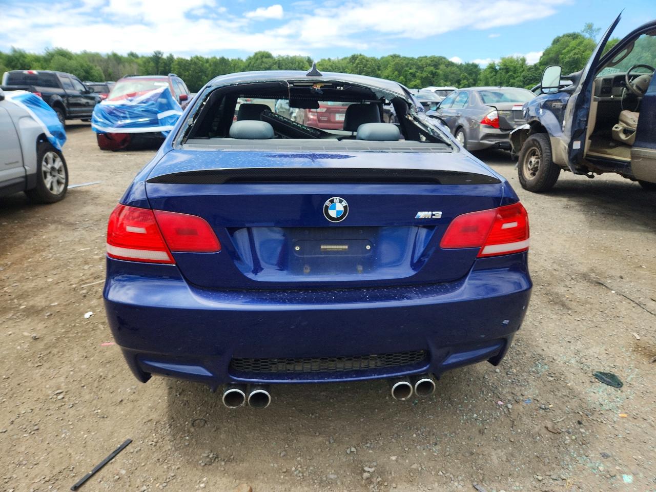 2008 Bmw M3 Синий vin: WBSWD93538PY39484
