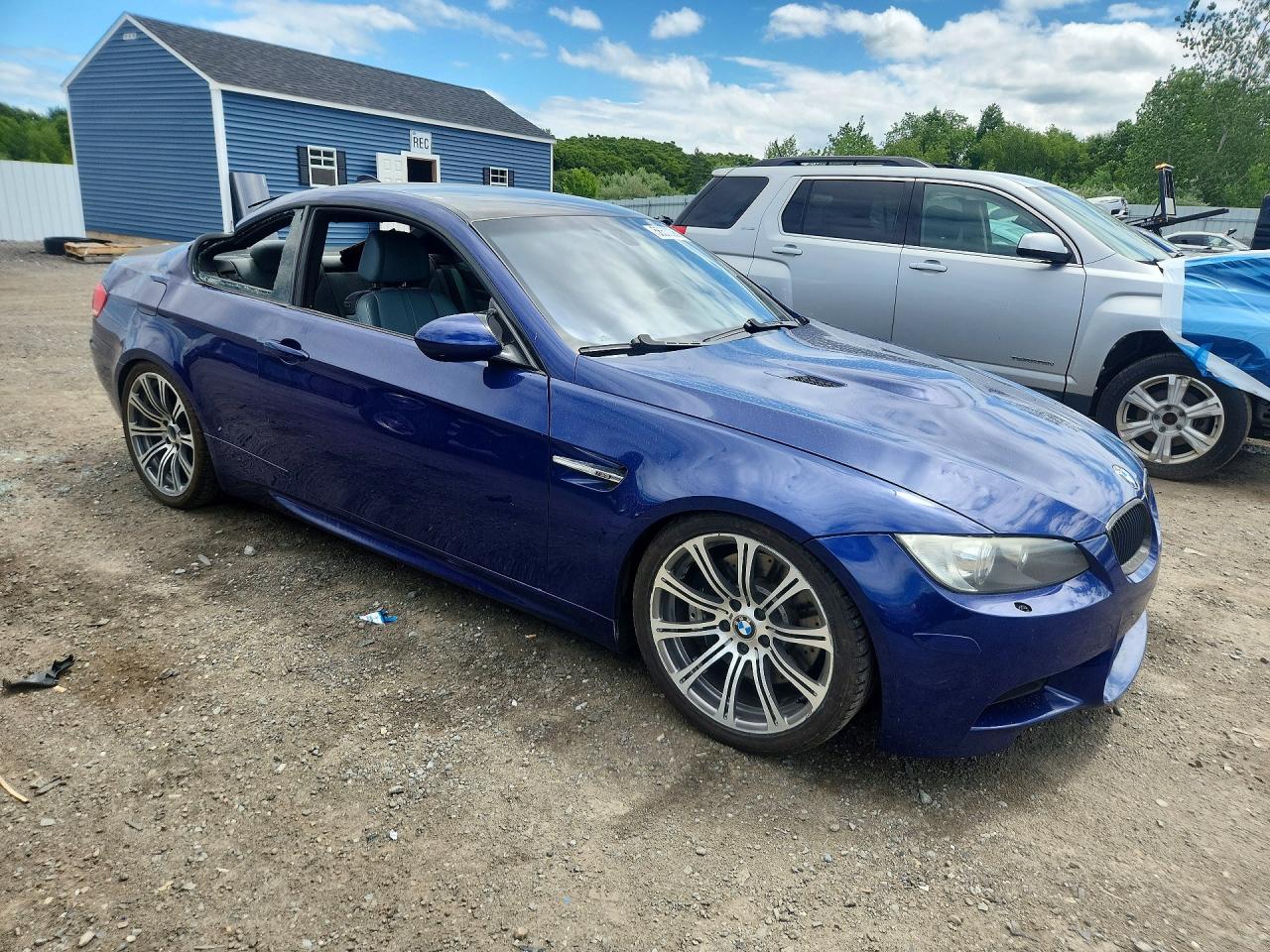 2008 Bmw M3 Синий vin: WBSWD93538PY39484