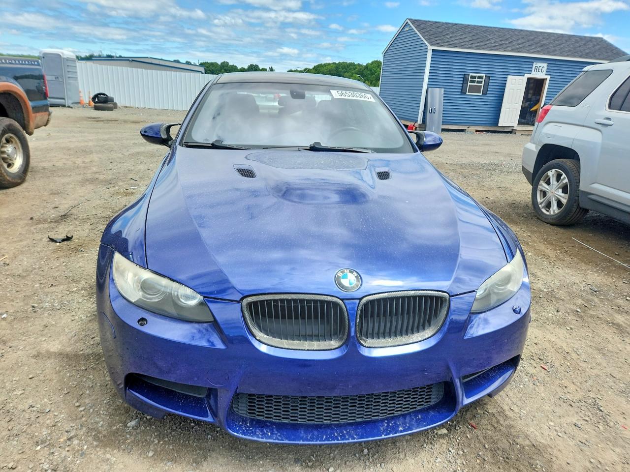 2008 Bmw M3 Синий vin: WBSWD93538PY39484