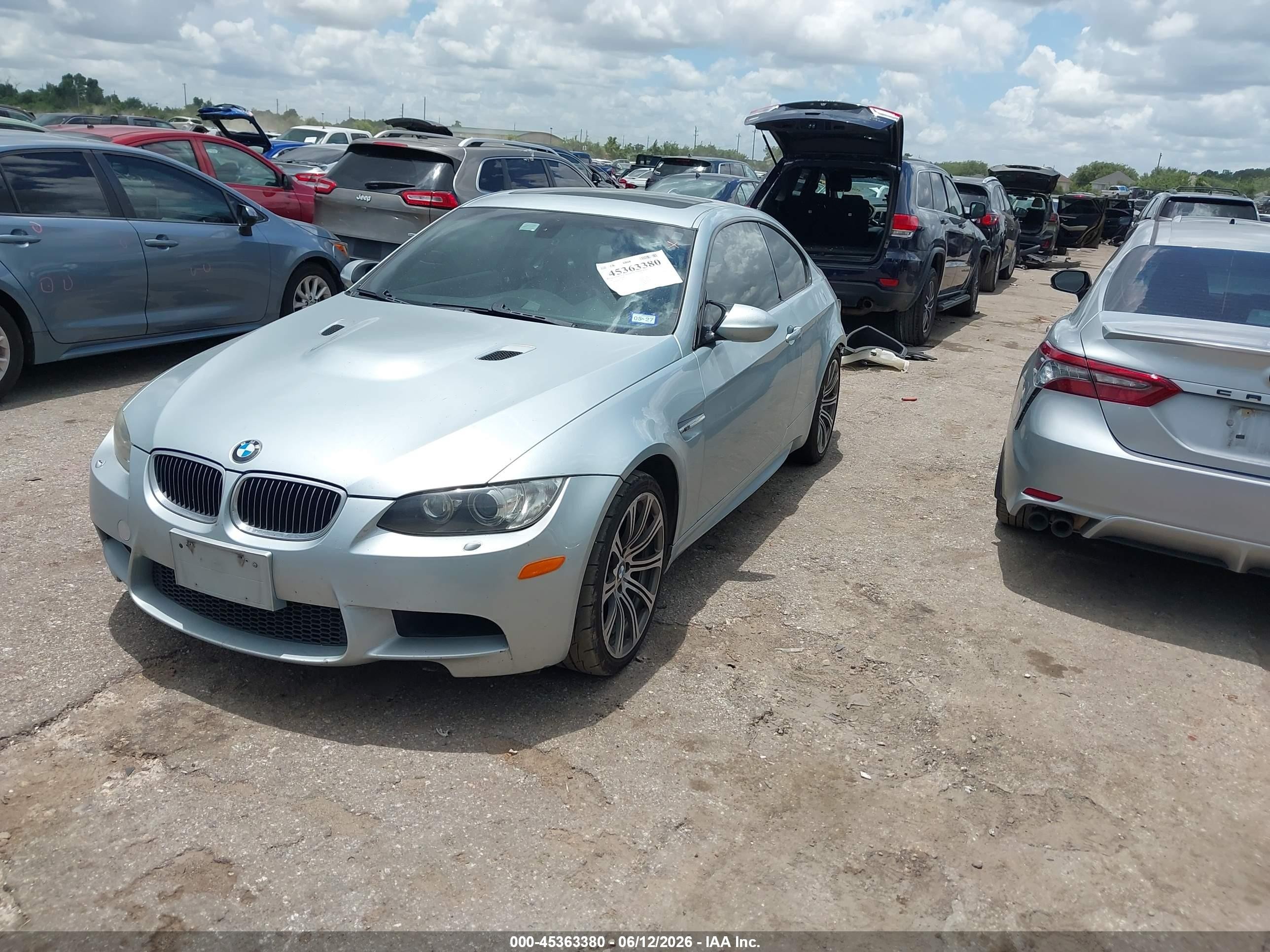 2009 Bmw M3   Light Blue vin: WBSWD93539P361794