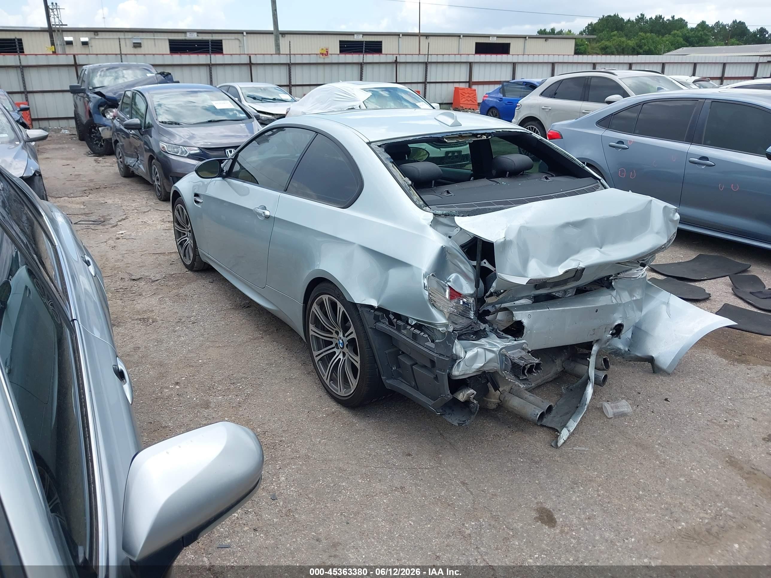 2009 Bmw M3   Light Blue vin: WBSWD93539P361794