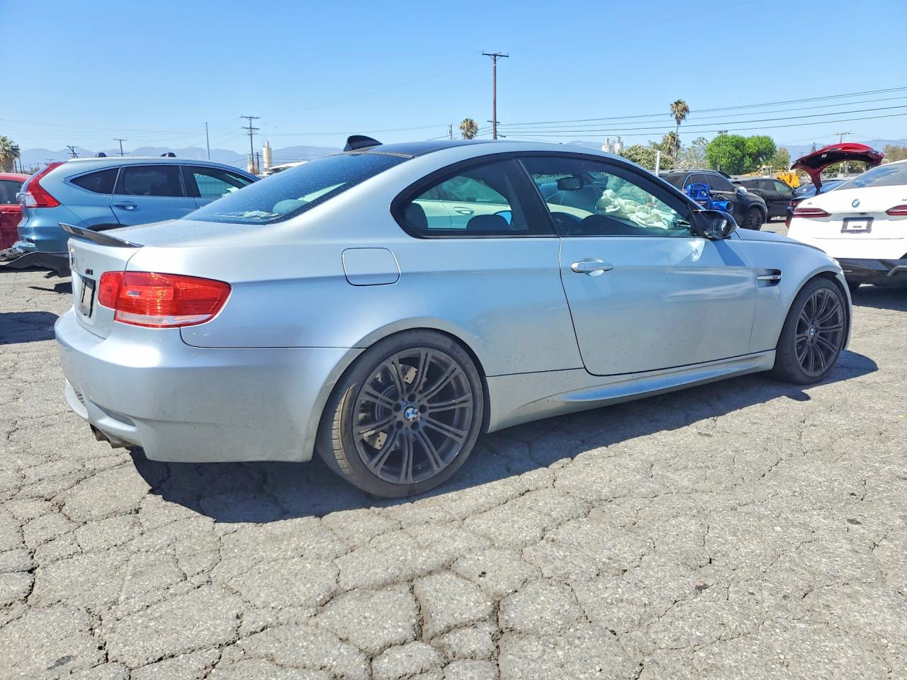 2009 Bmw M3 Silver vin: WBSWD93549PY43836