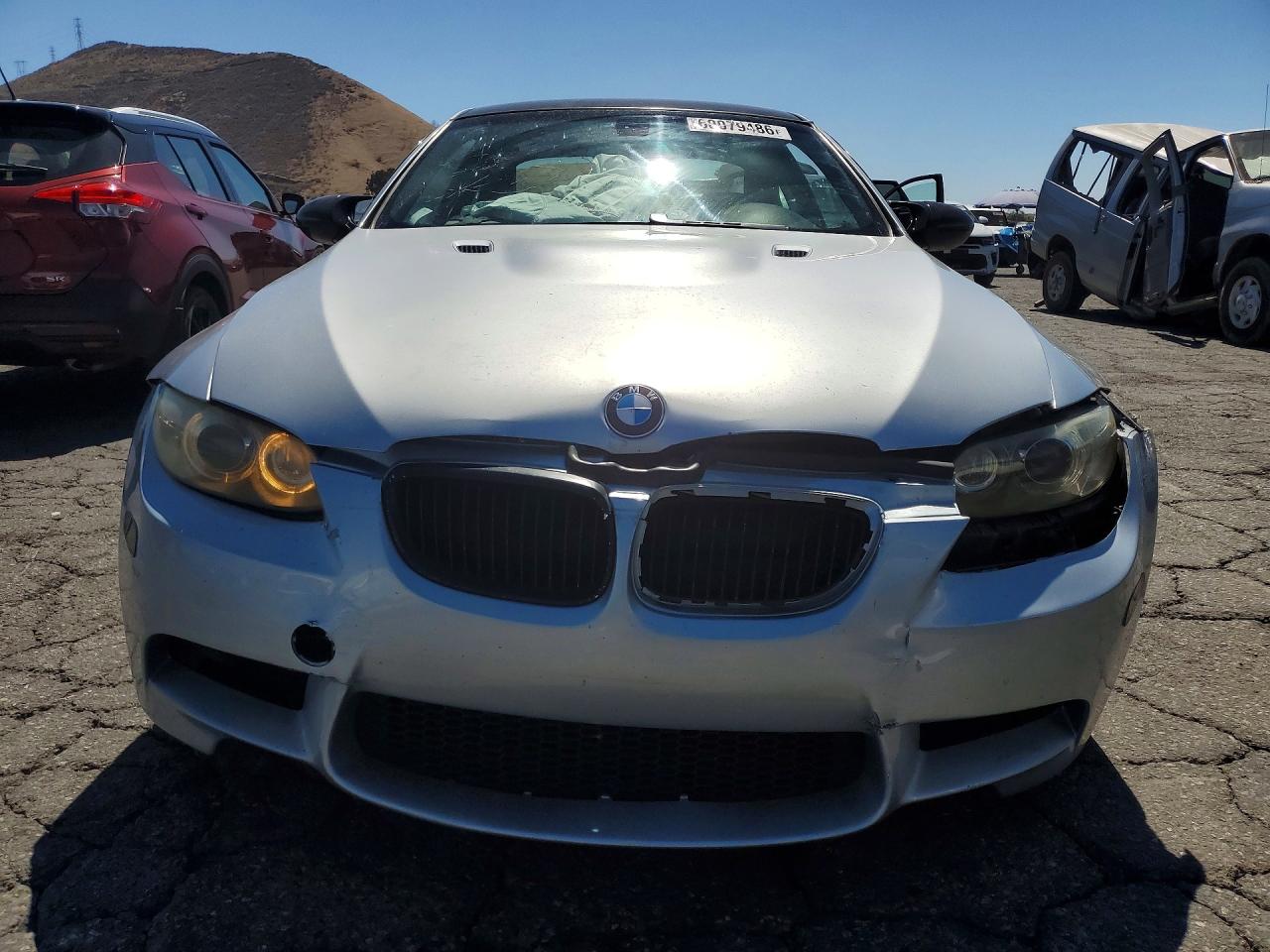 2009 Bmw M3 Silver vin: WBSWD93549PY43836
