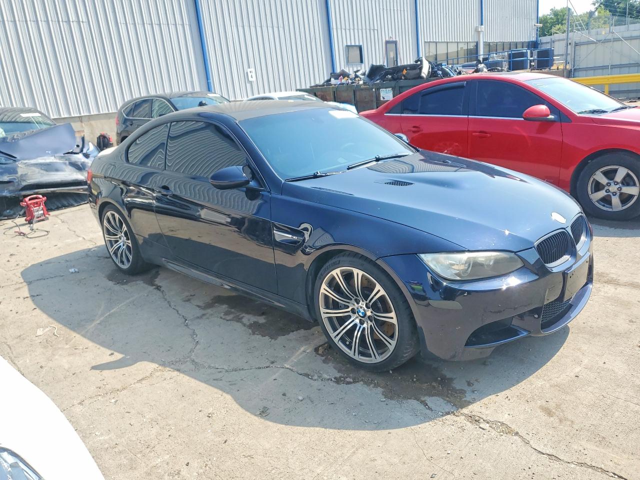 2009 Bmw M3 Blue vin: WBSWD93569P361871