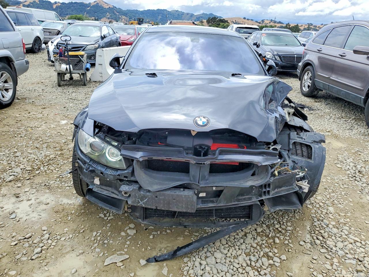 2008 Bmw M3 Угольный vin: WBSWD93578PY40976