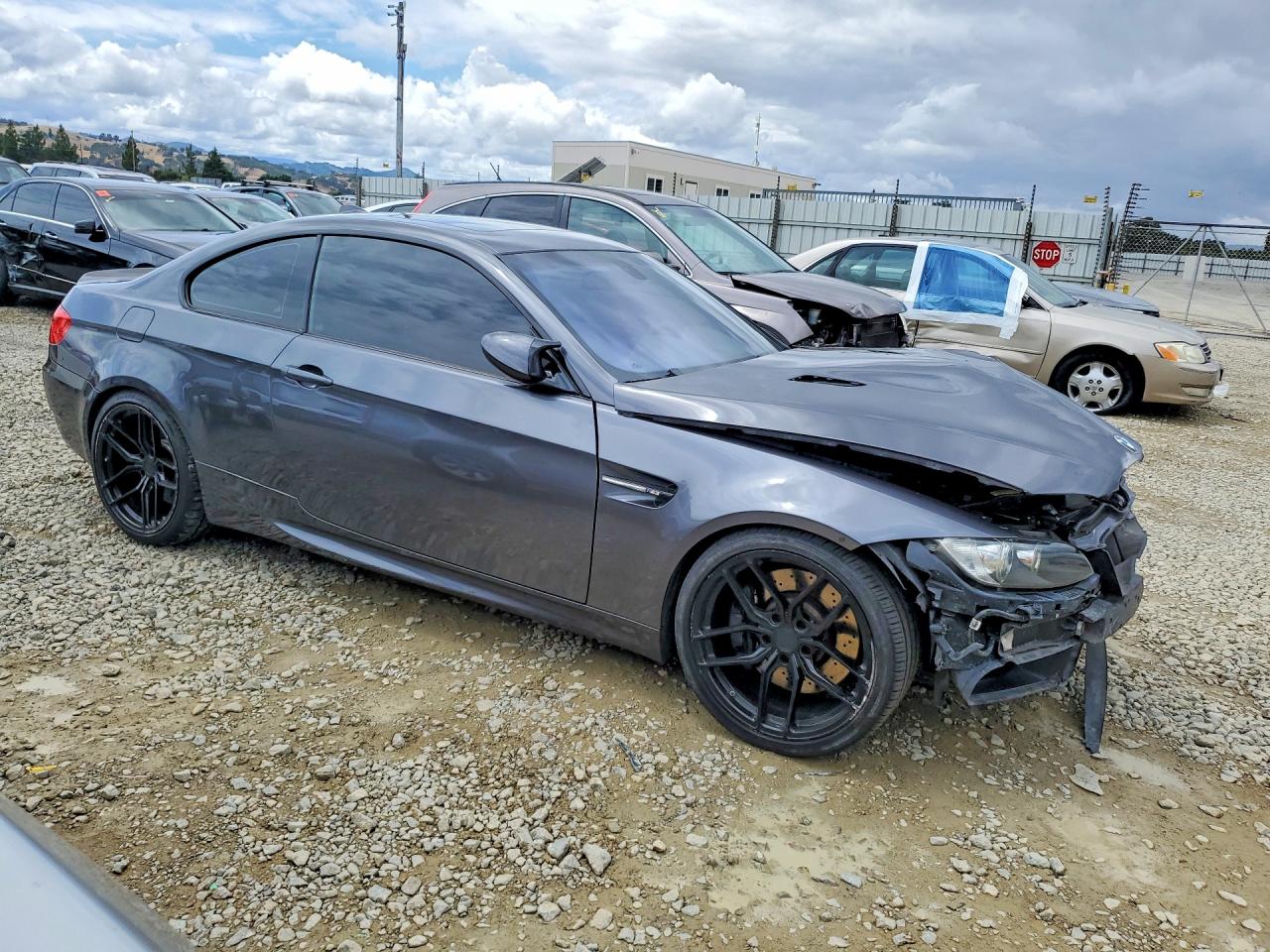 2008 Bmw M3 Угольный vin: WBSWD93578PY40976