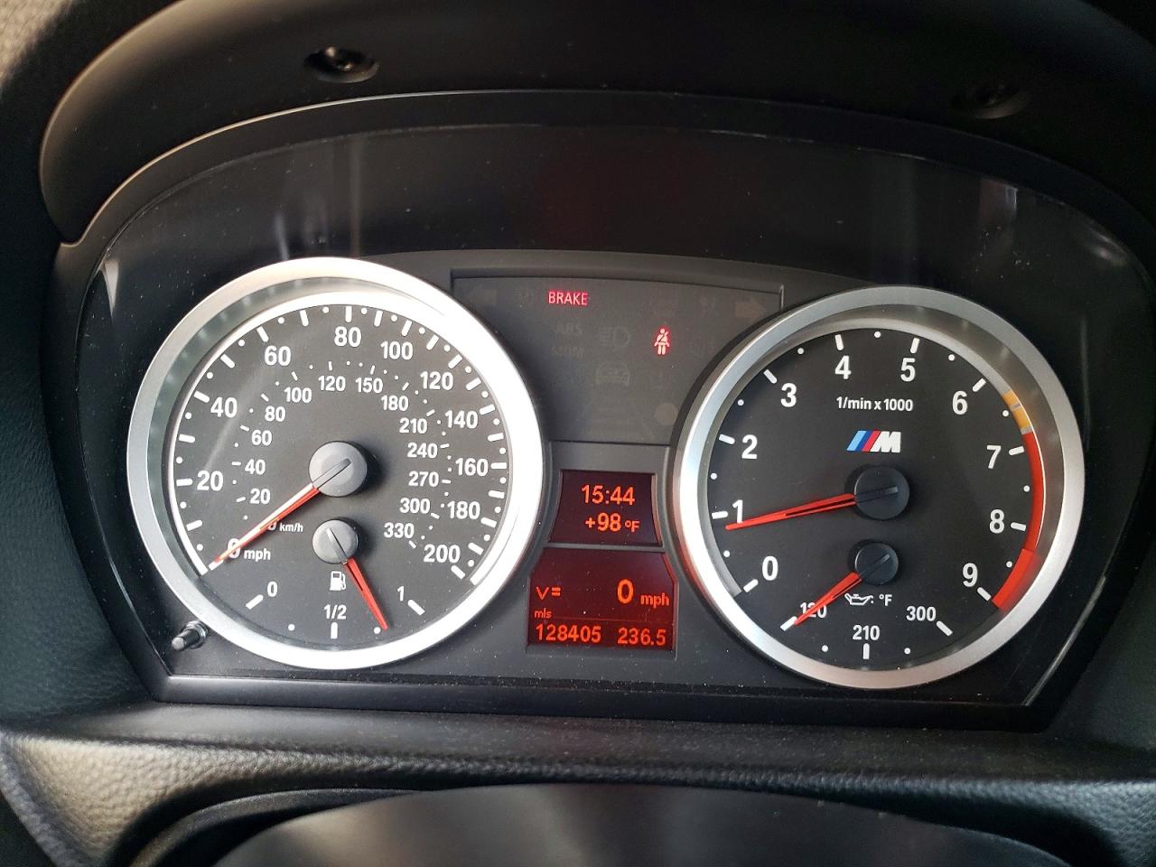 2008 Bmw M3 Black vin: WBSWD93578PY41254