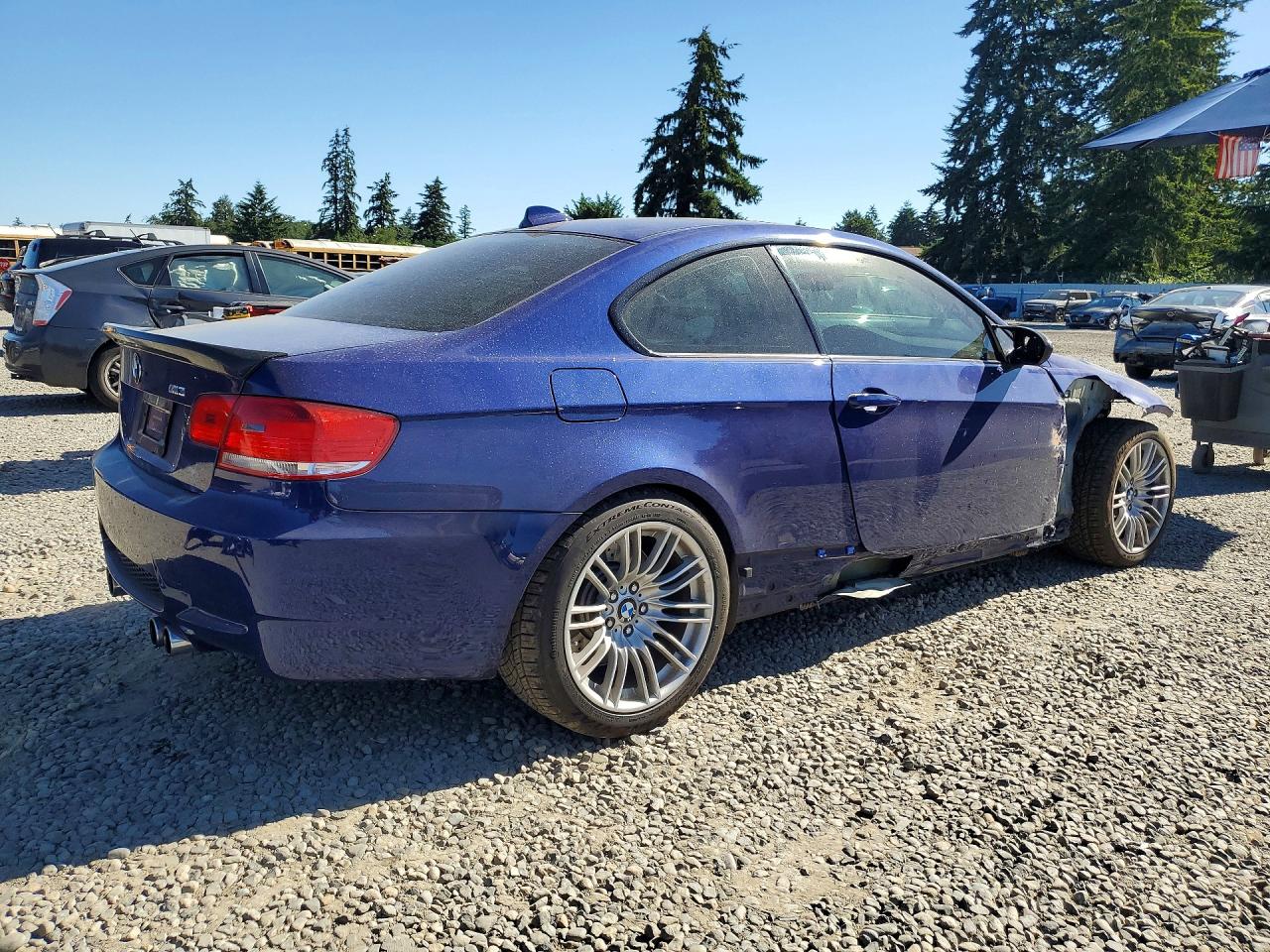 2008 Bmw M3 Blue vin: WBSWD93578PY42503