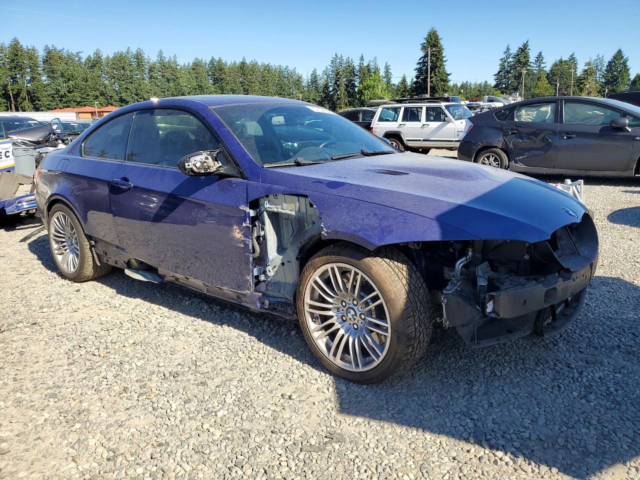2008 Bmw M3 Blue vin: WBSWD93578PY42503