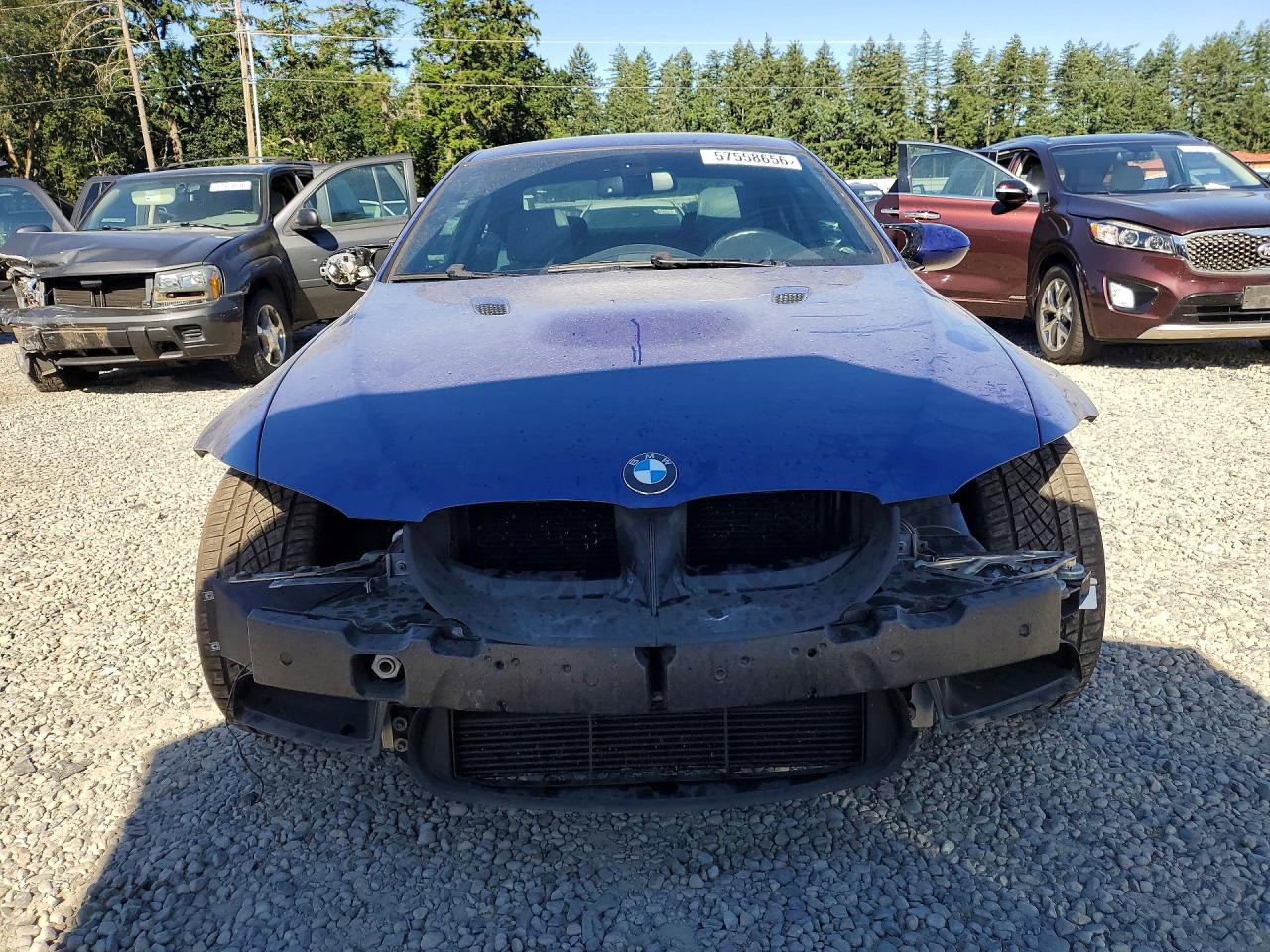 2008 Bmw M3 Blue vin: WBSWD93578PY42503