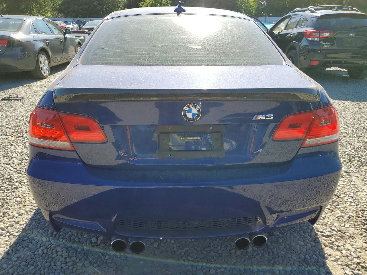 2008 Bmw M3 Blue vin: WBSWD93578PY42503