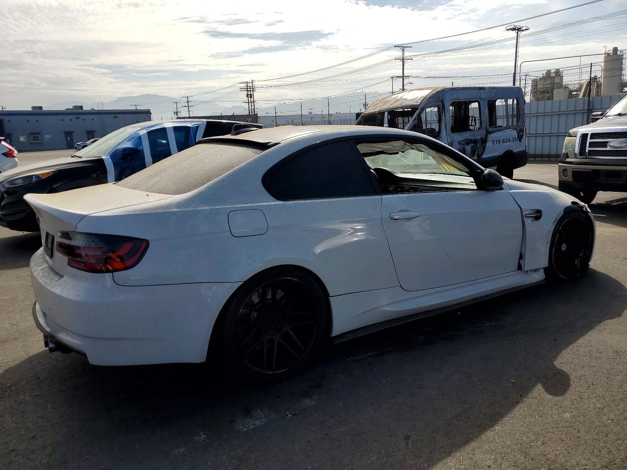 2009 Bmw M3 White vin: WBSWD93579P361829