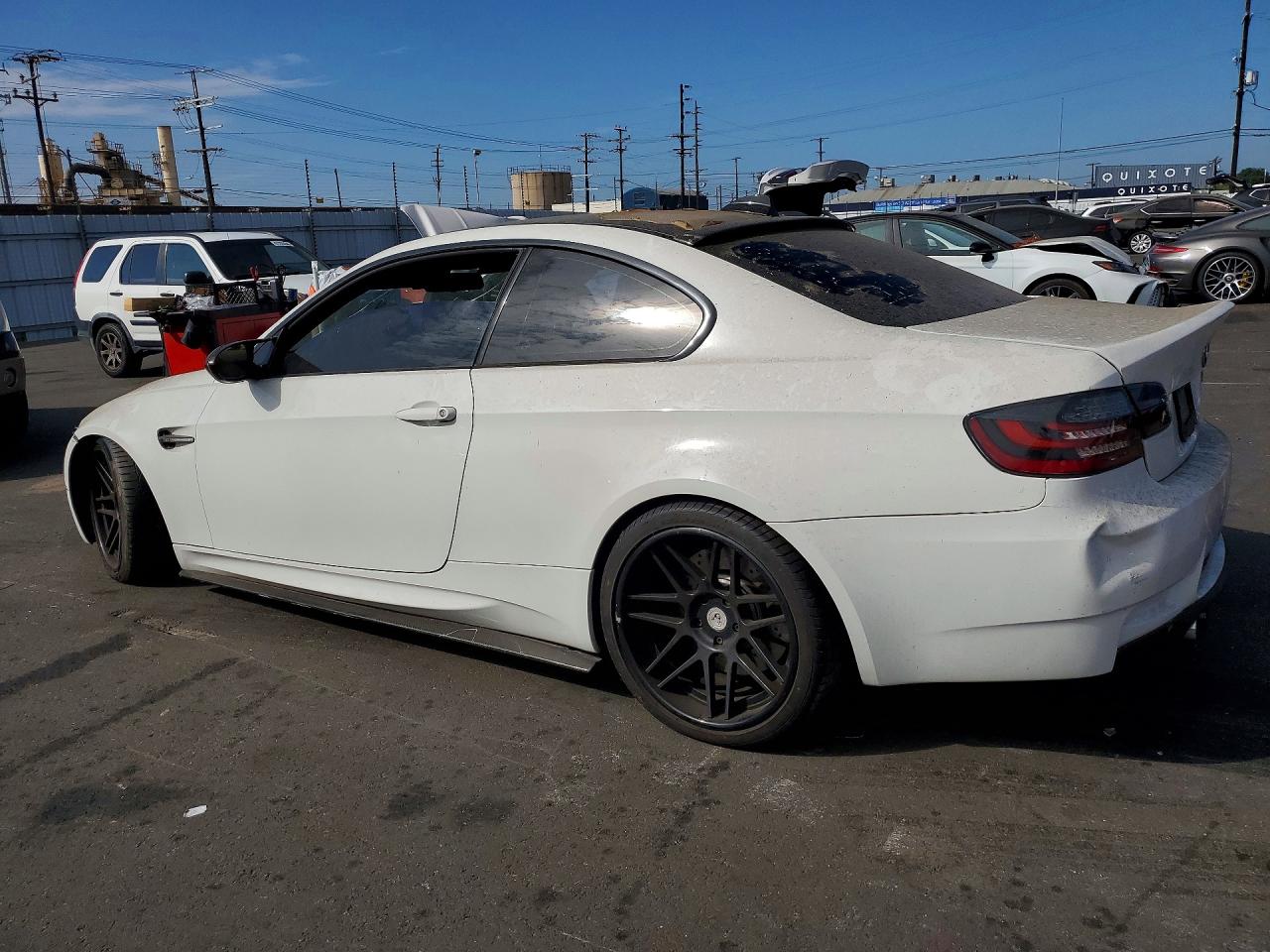 2009 Bmw M3 White vin: WBSWD93579P361829