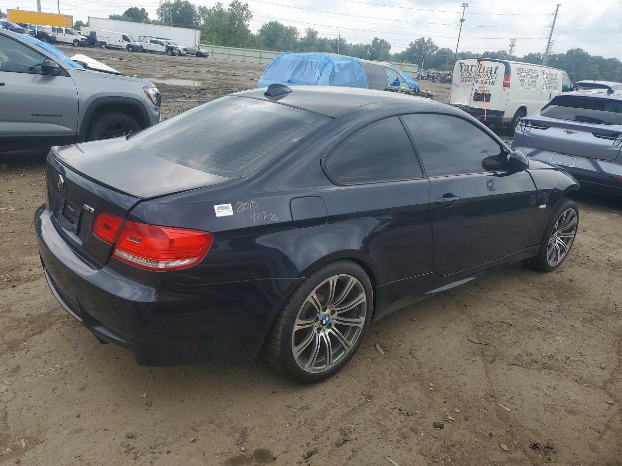 2010 Bmw M3 Black vin: WBSWD9C53AP362853