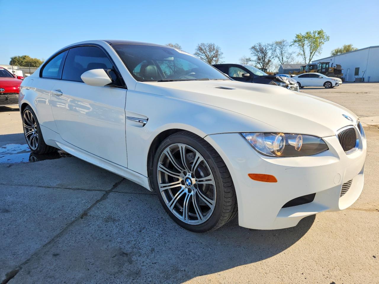2010 Bmw M3 White vin: WBSWD9C59AP363389