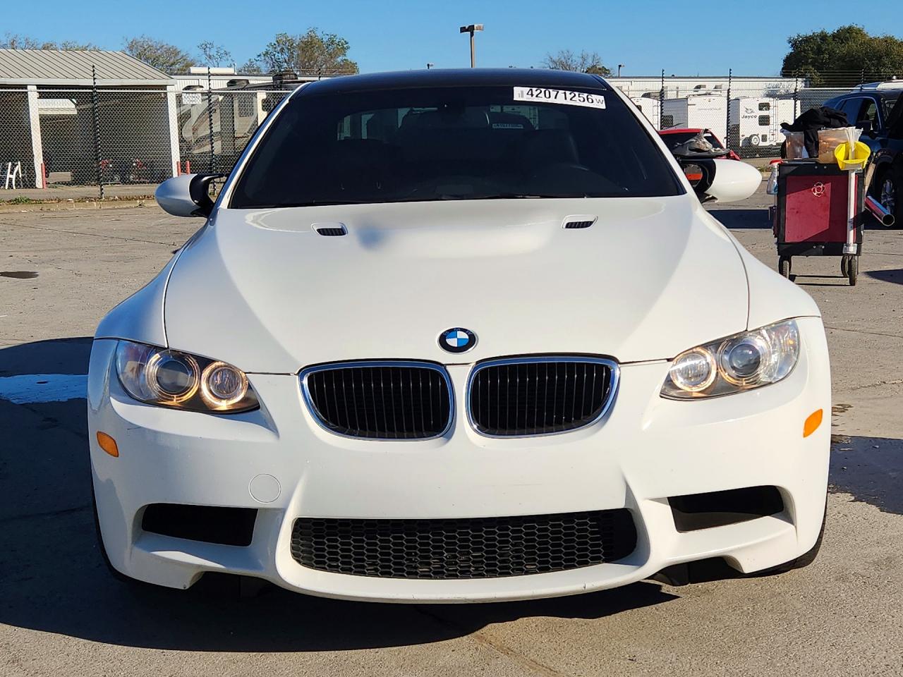 2010 Bmw M3 White vin: WBSWD9C59AP363389