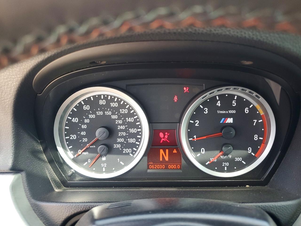 2009 Bmw M3 Синий vin: WBSWL93509P331915