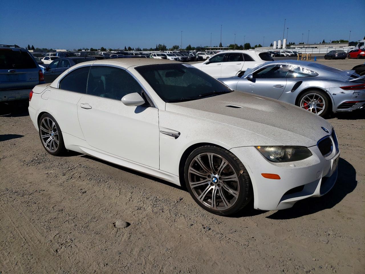 2008 Bmw M3 White vin: WBSWL93528P330862
