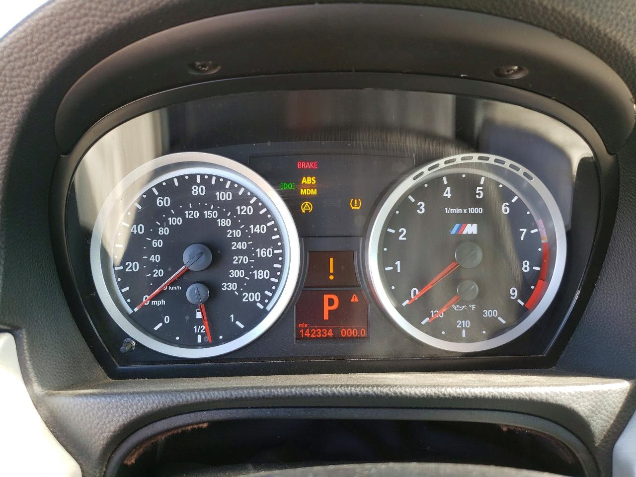 2008 Bmw M3 White vin: WBSWL93528P330862