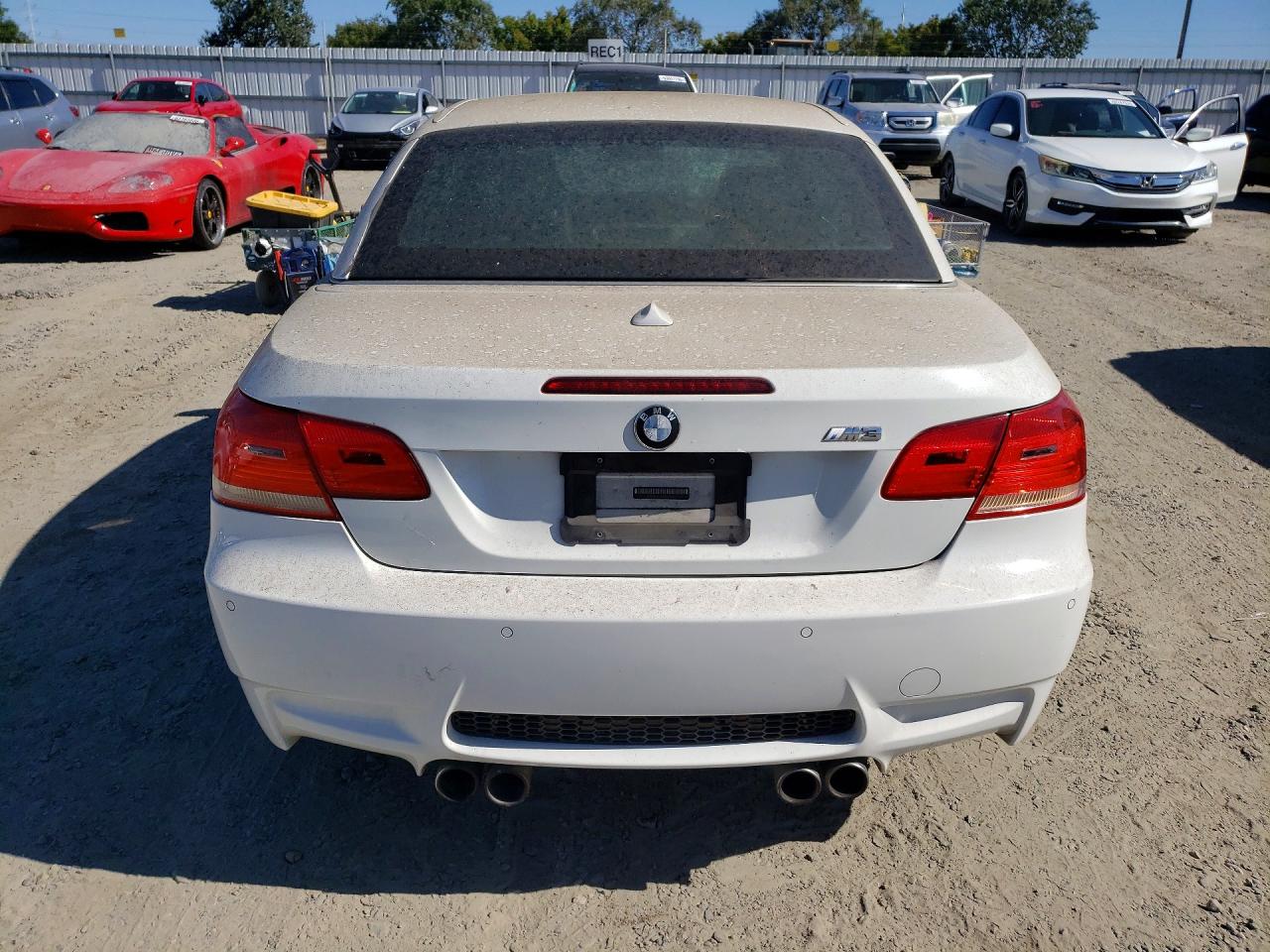 2008 Bmw M3 White vin: WBSWL93528P330862