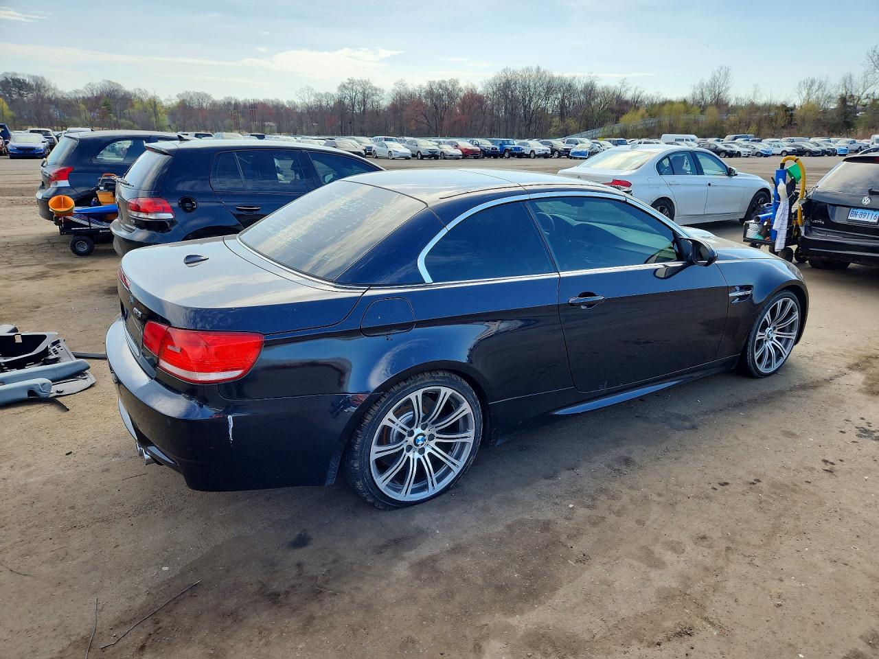 2008 Bmw M3 Black vin: WBSWL93568PL89042