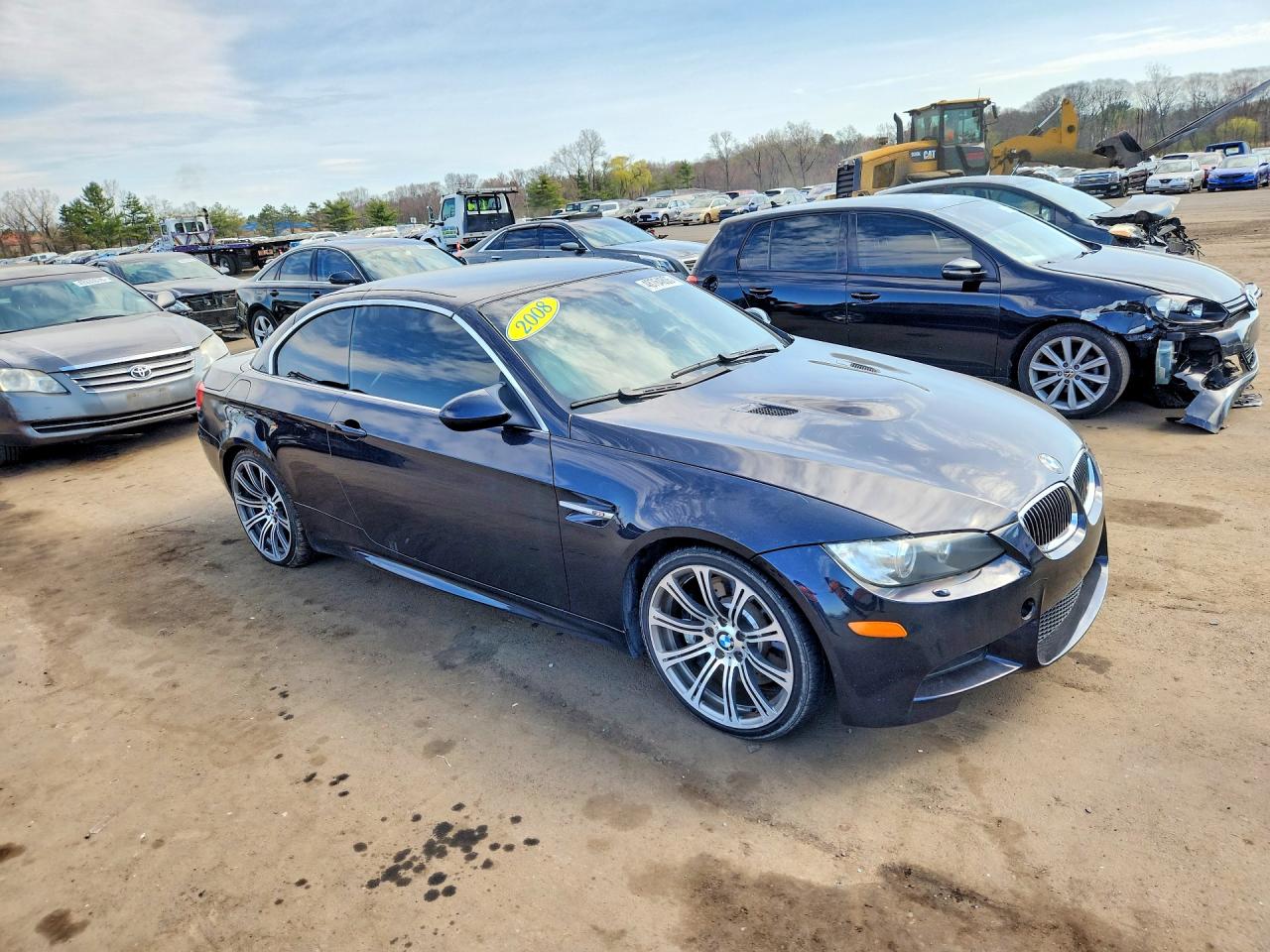 2008 Bmw M3 Black vin: WBSWL93568PL89042