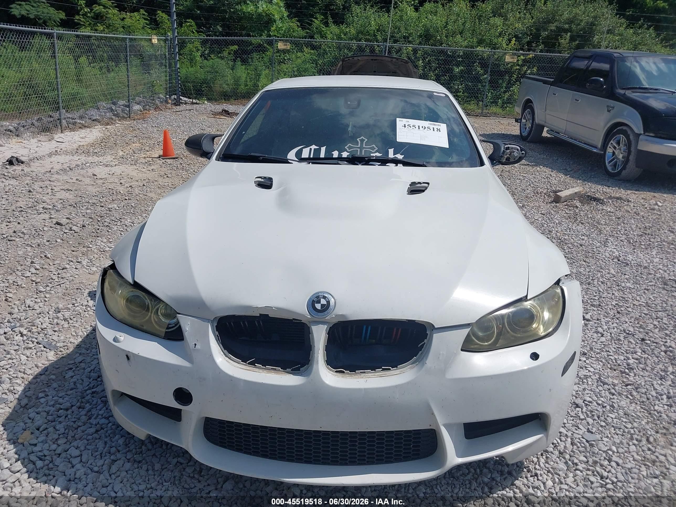 2010 Bmw M3   White vin: WBSWL9C53AP332920