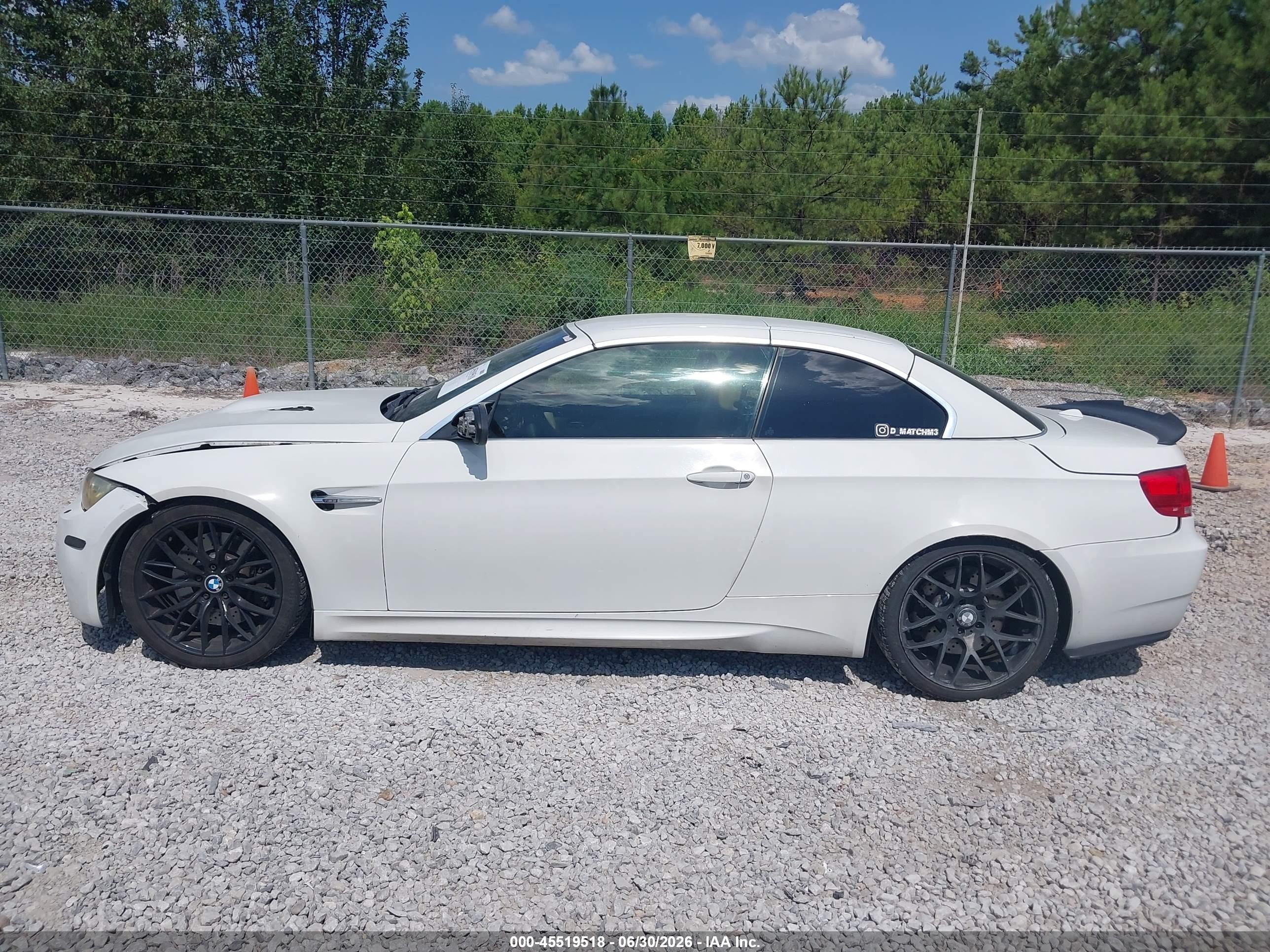 2010 Bmw M3   White vin: WBSWL9C53AP332920