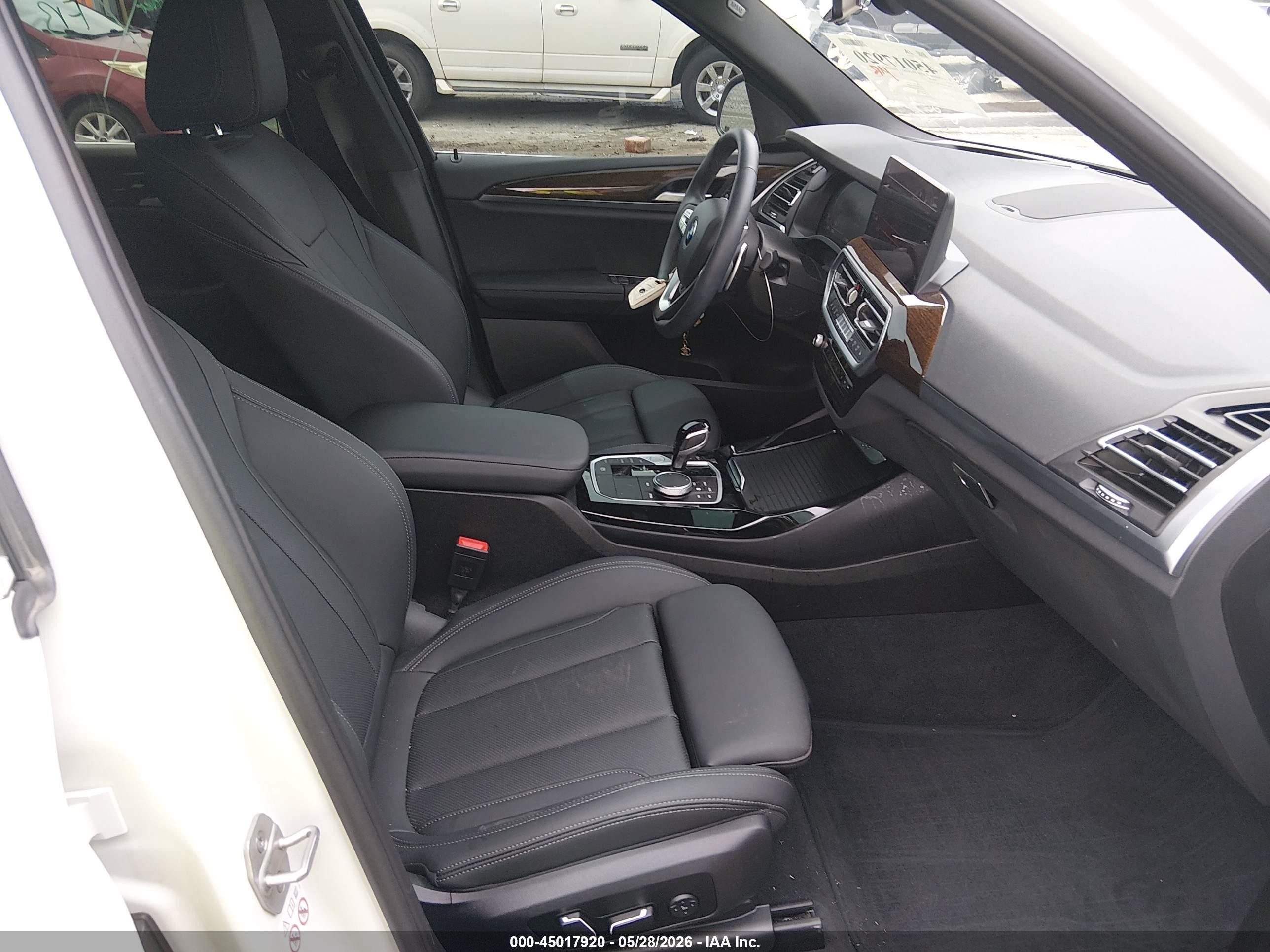 2024 Bmw X3 Sdrive30i White vin: WBX47DP05RN309542