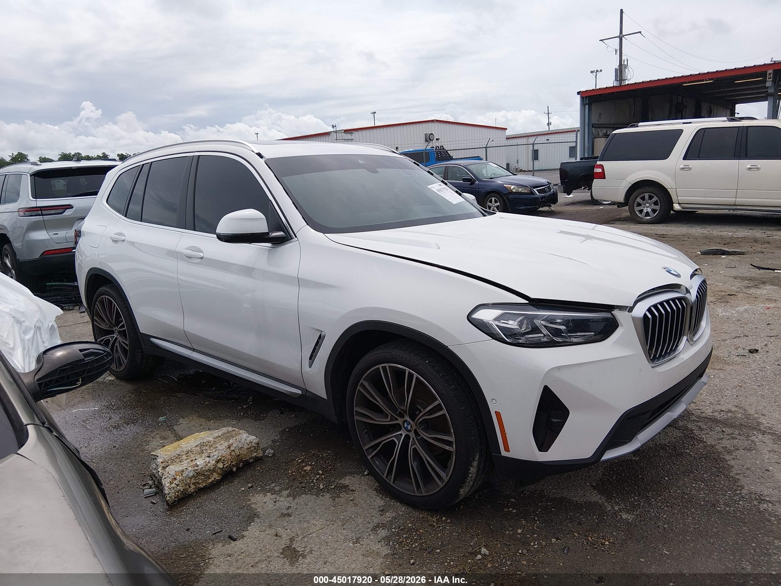 2024 Bmw X3 Sdrive30i White vin: WBX47DP05RN309542