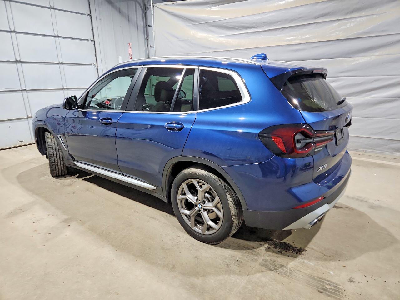 2022 Bmw X3 Xdrive30i Blue vin: WBX57DP01NN181797