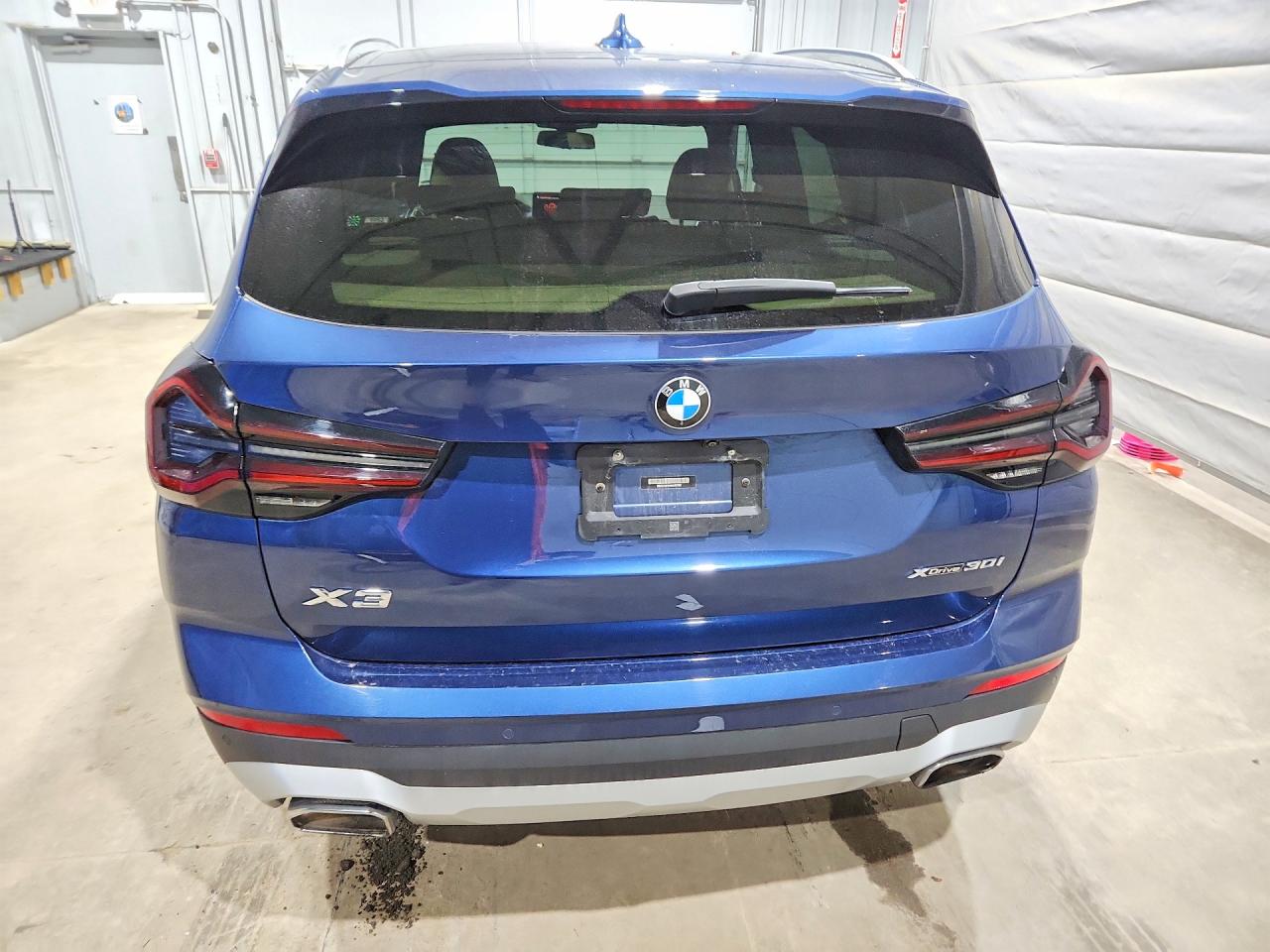 2022 Bmw X3 Xdrive30i Blue vin: WBX57DP01NN181797