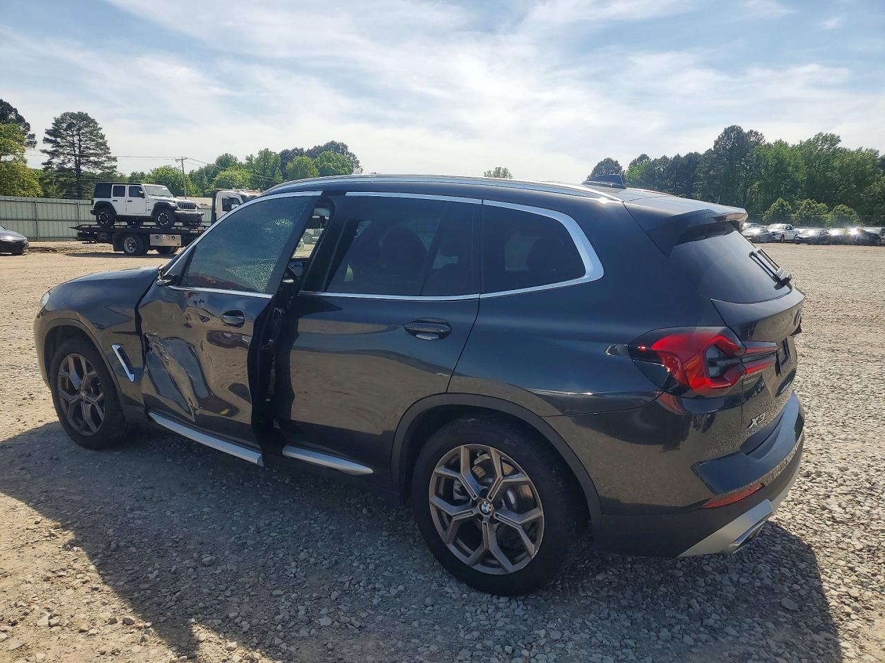 2022 Bmw X3 Xdrive30i Black vin: WBX57DP04NN169868