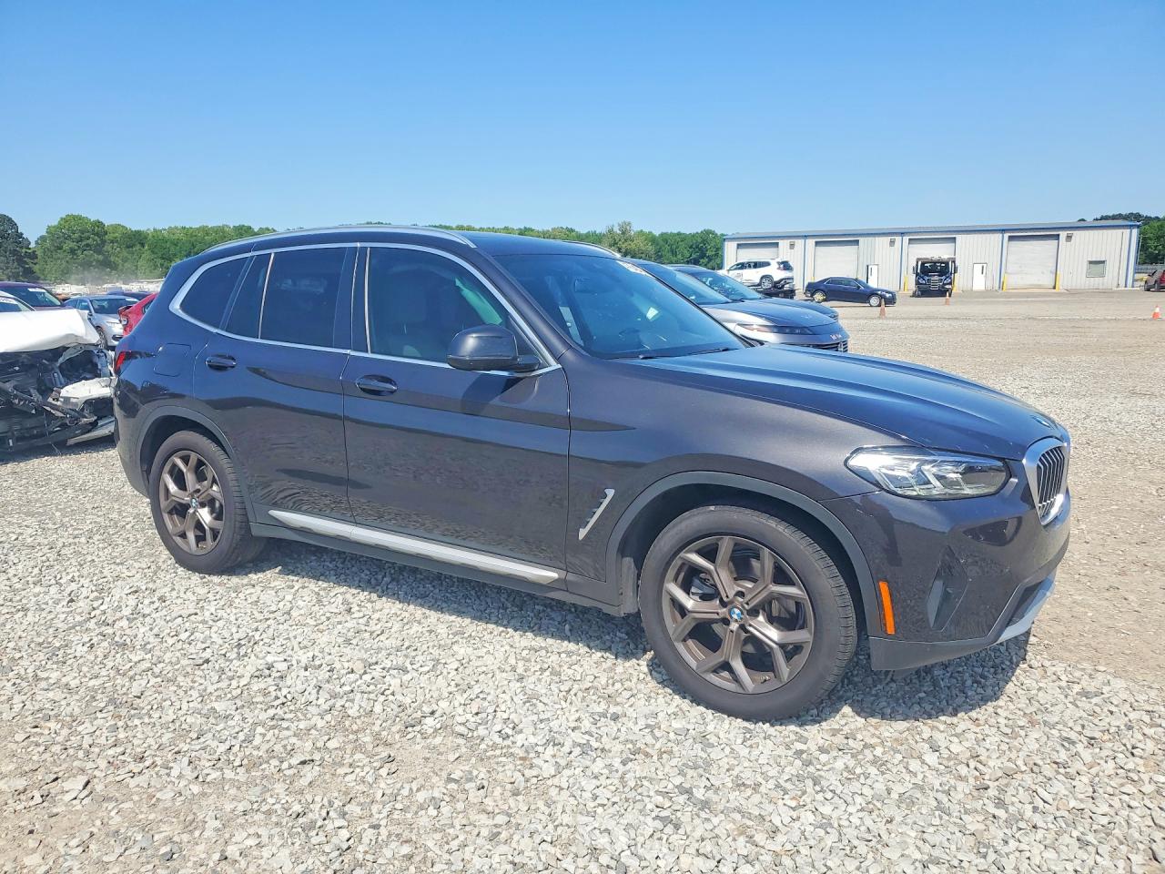 2022 Bmw X3 Xdrive30i Black vin: WBX57DP04NN169868