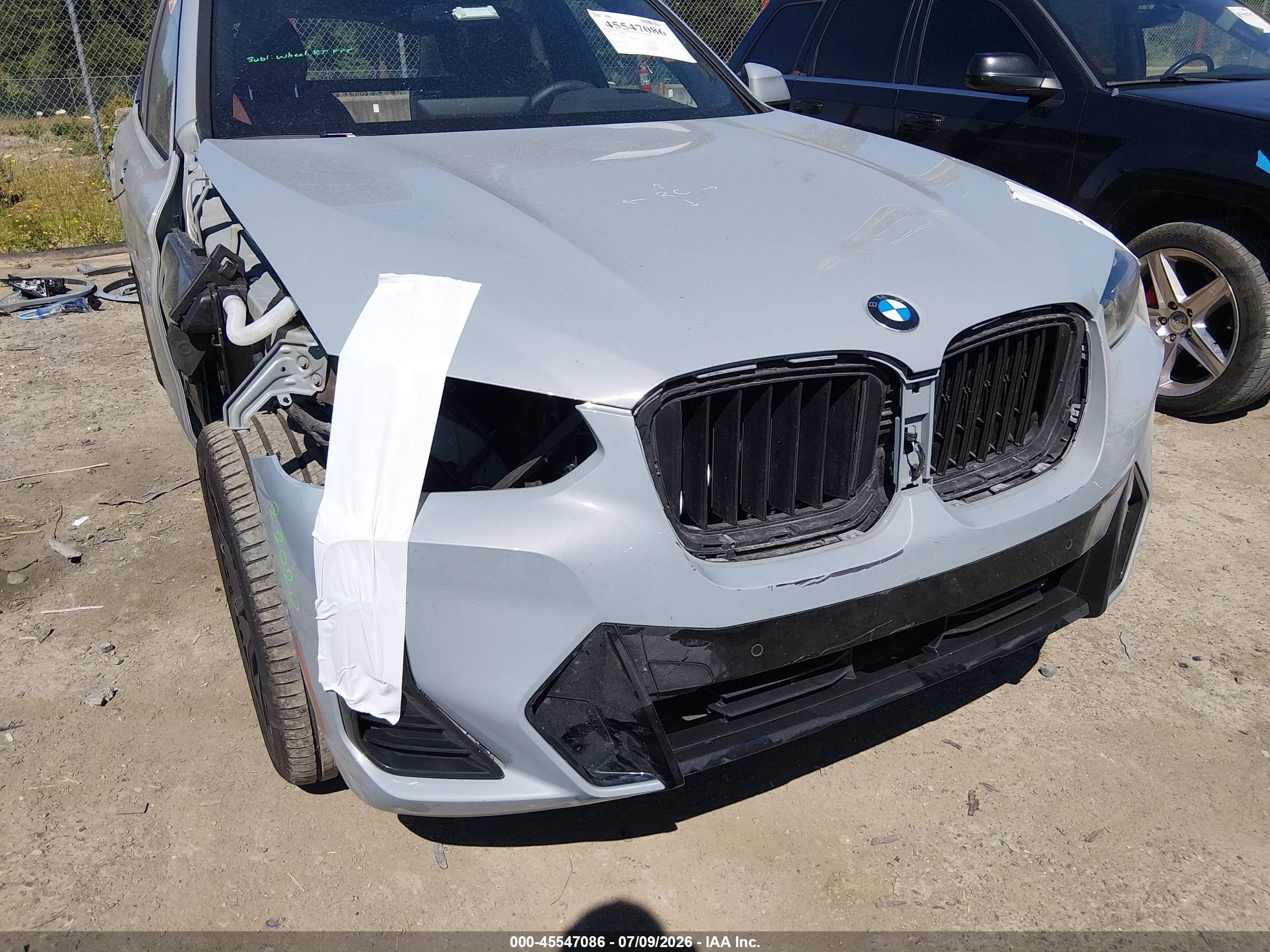 2024 Bmw X3 Xdrive30i Gray vin: WBX57DP06RN301115