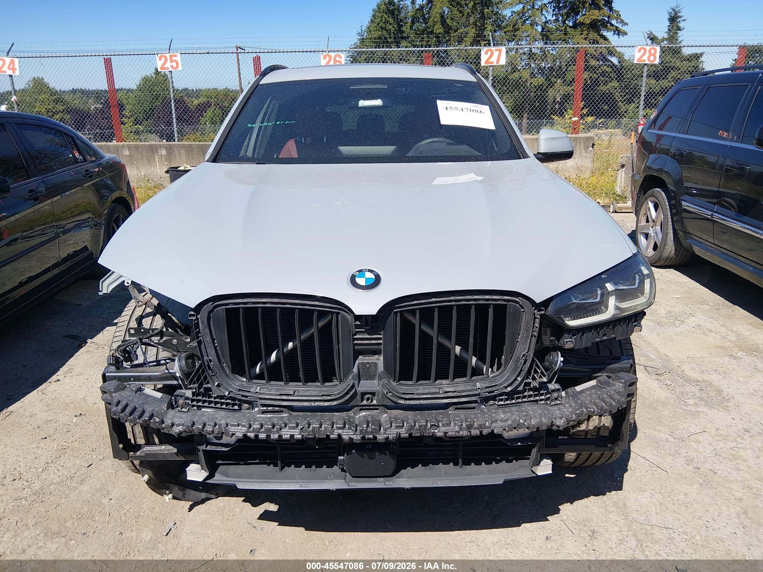 2024 Bmw X3 Xdrive30i Gray vin: WBX57DP06RN301115