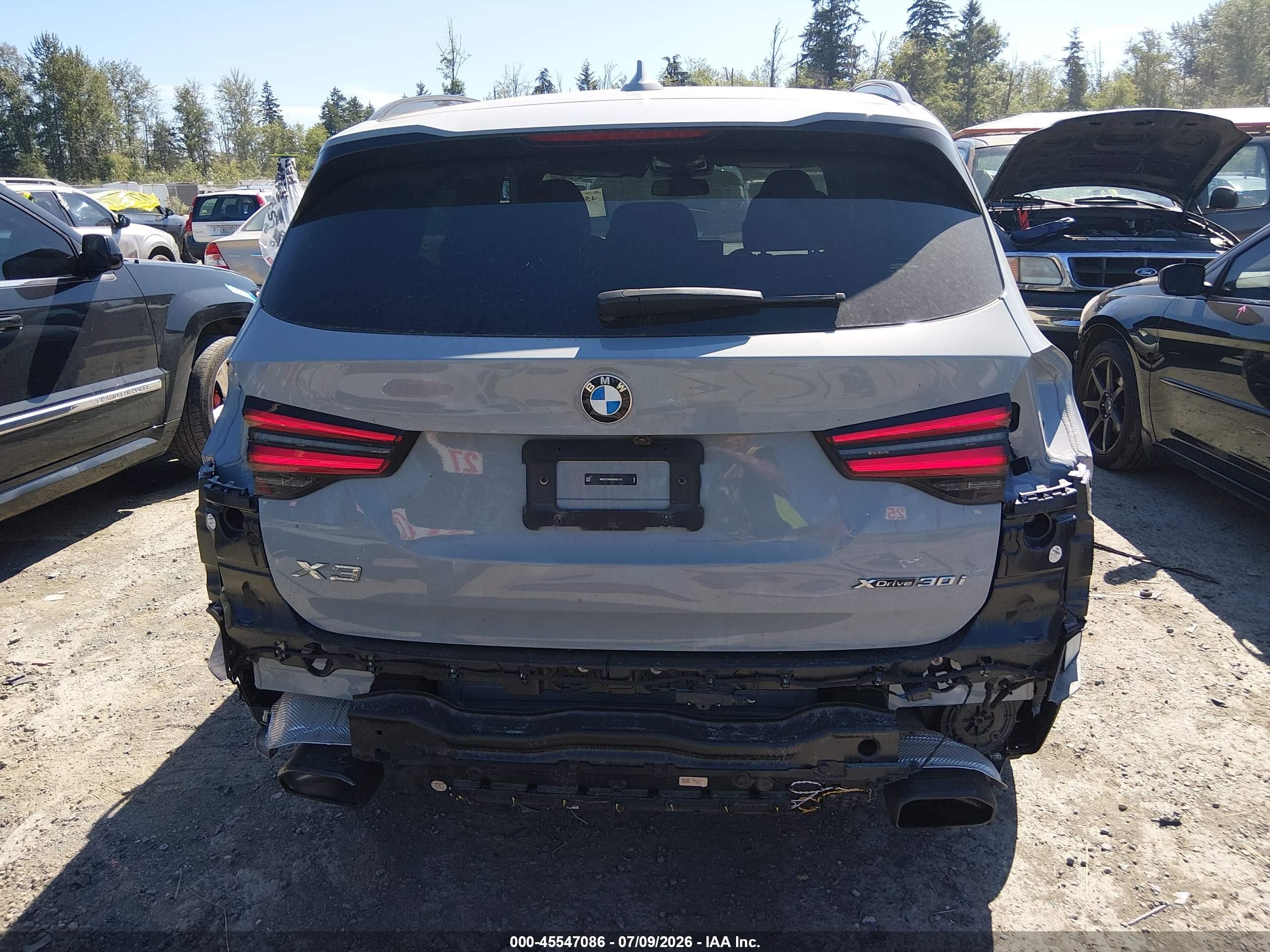 2024 Bmw X3 Xdrive30i Gray vin: WBX57DP06RN301115