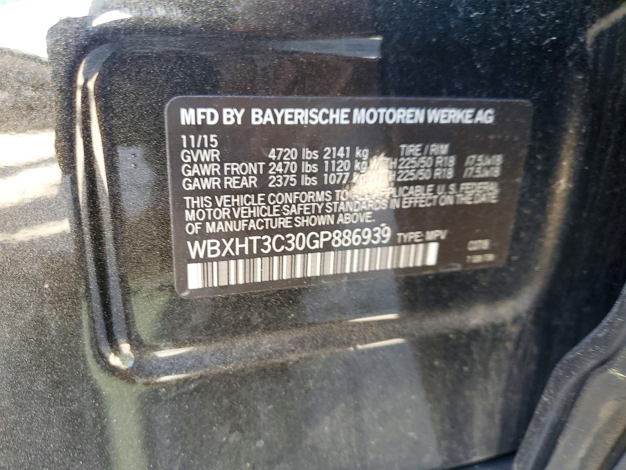 2016 Bmw X1 Xdrive28i Brown vin: WBXHT3C30GP886939