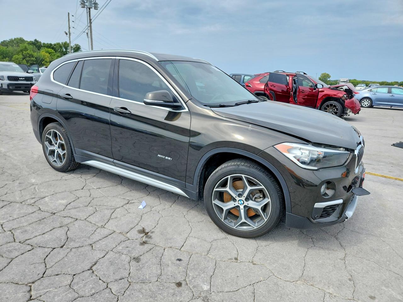 2018 Bmw X1 Xdrive28i Brown vin: WBXHT3C32J5F92755