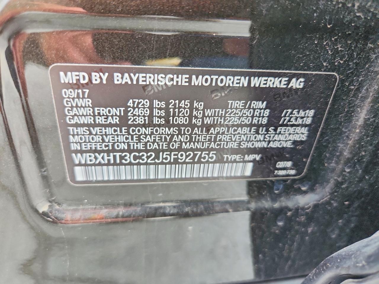 2018 Bmw X1 Xdrive28i Brown vin: WBXHT3C32J5F92755