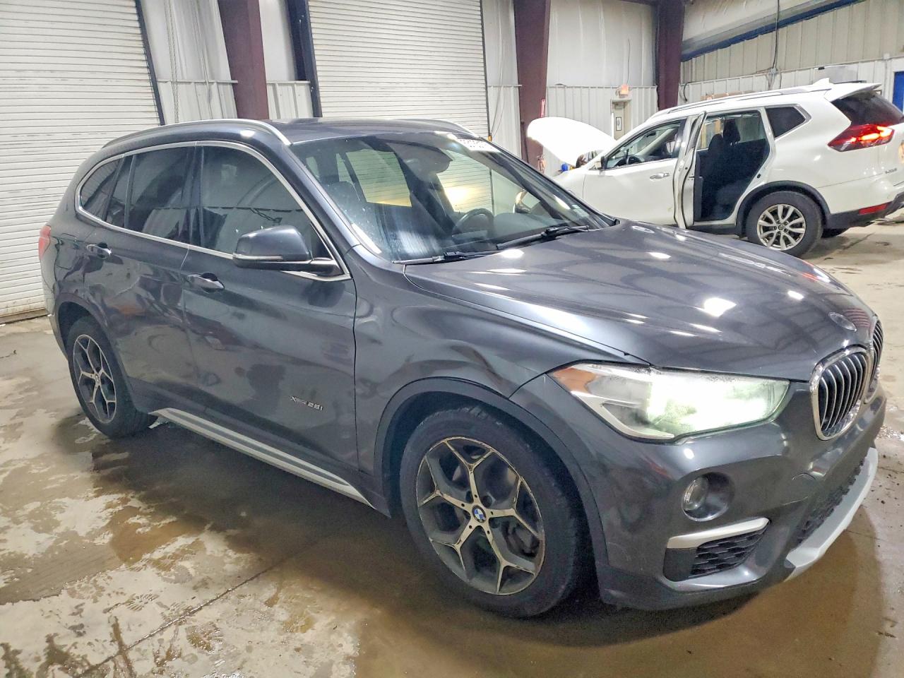 2018 Bmw X1 Xdrive28i Gray vin: WBXHT3C32J5K30941