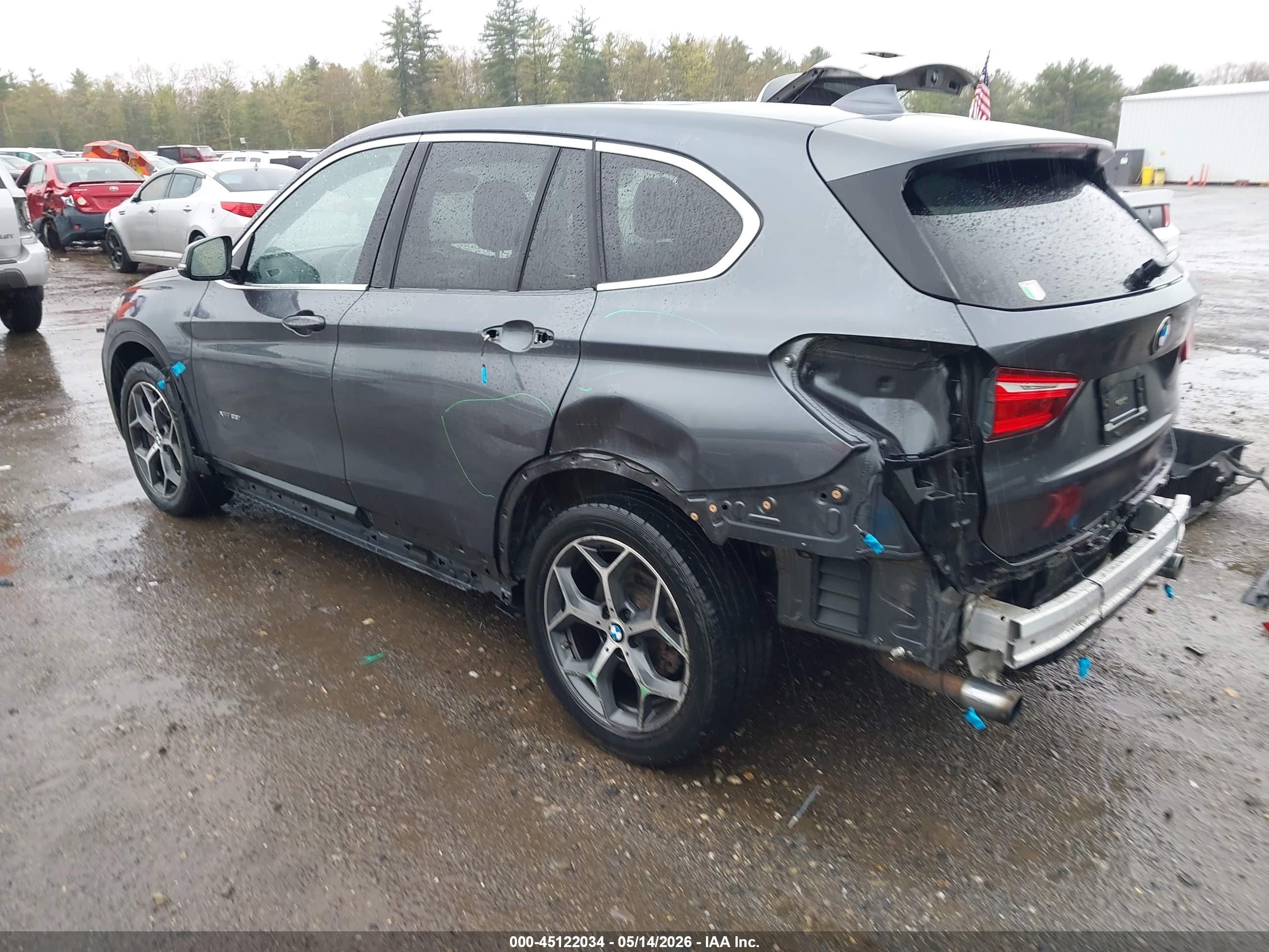 2017 Bmw X1 Xdrive28i Black vin: WBXHT3C33H5F69656