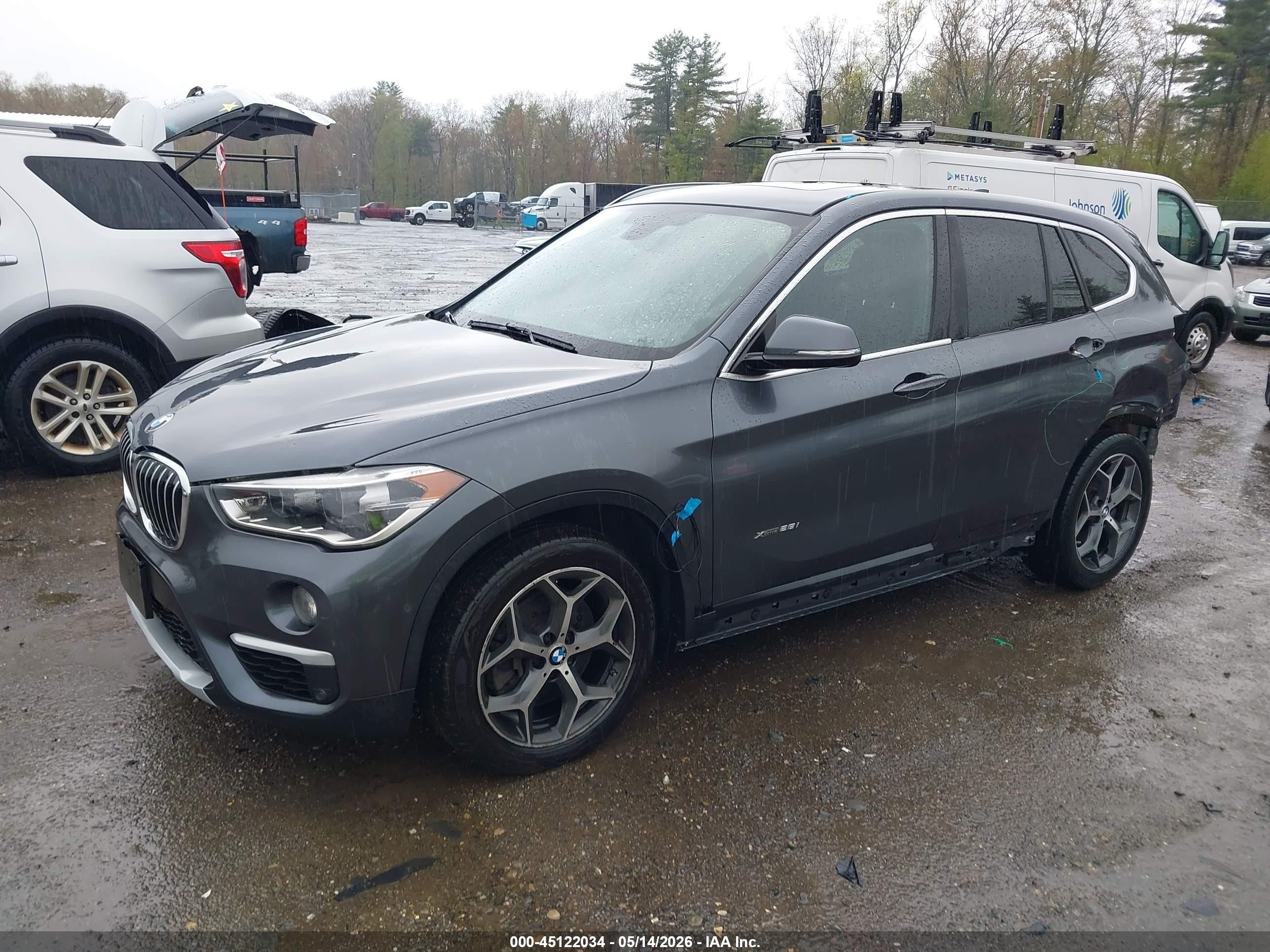 2017 Bmw X1 Xdrive28i Black vin: WBXHT3C33H5F69656